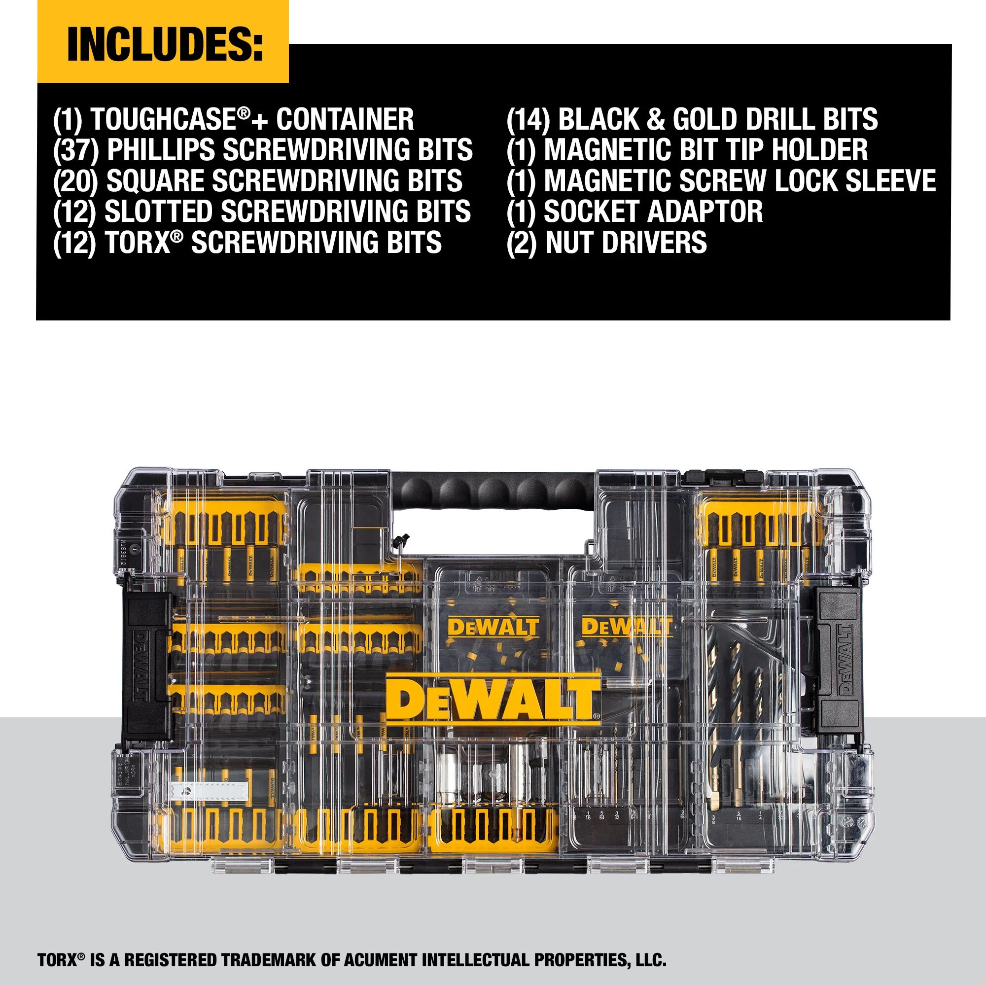 DeWalt FLEXTORQ® 100 pc. Impact Driver Bit Set - Image 5