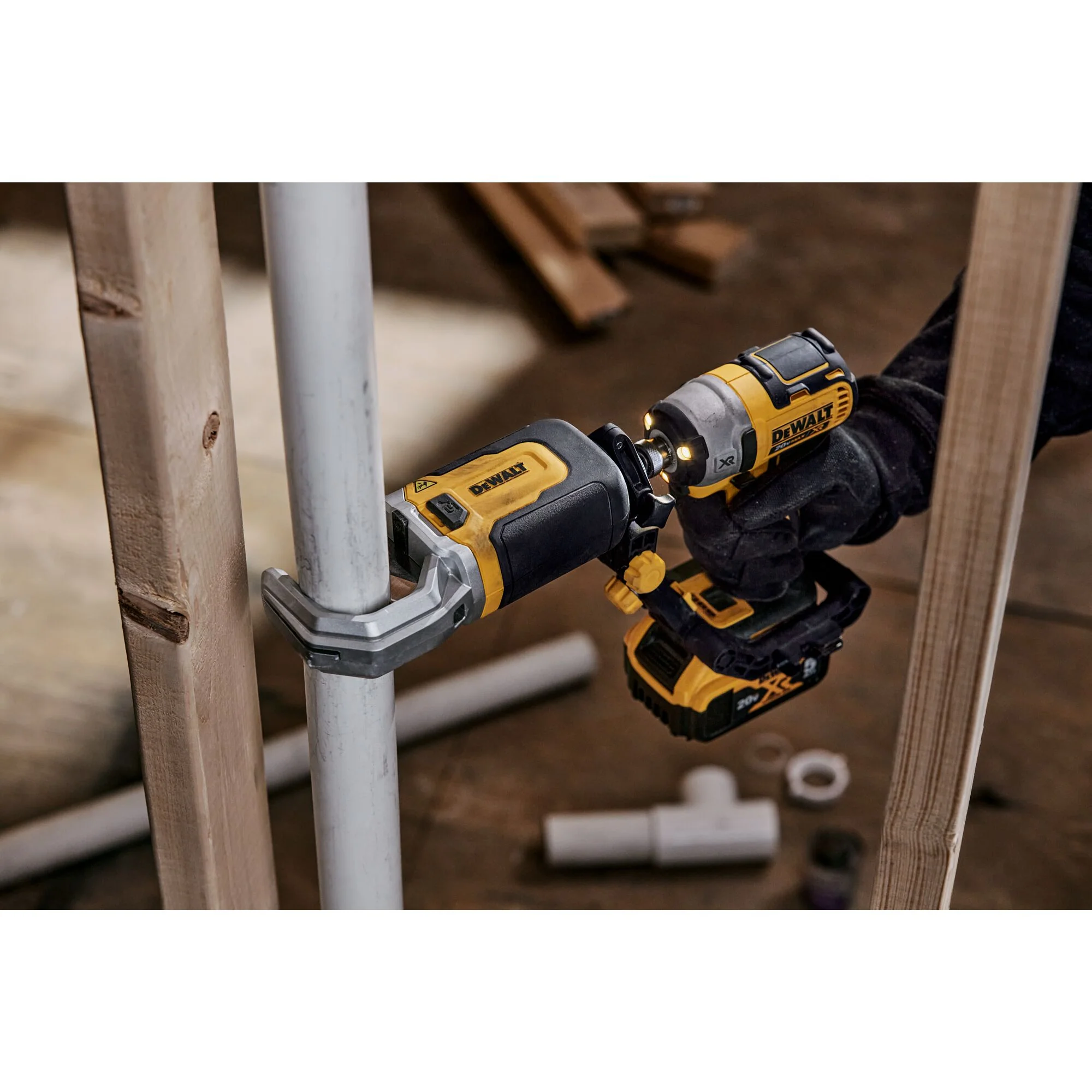 DeWalt IMPACT CONNECT™ PVC/PEX Pipe Cutter Attachment - Image 9