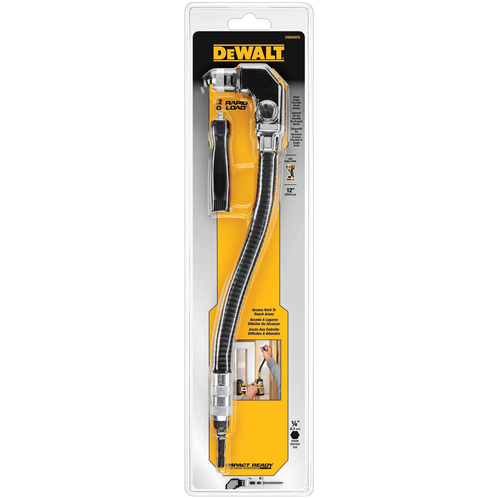 DeWalt 12" Right Angle Flex Shaft - Image 2