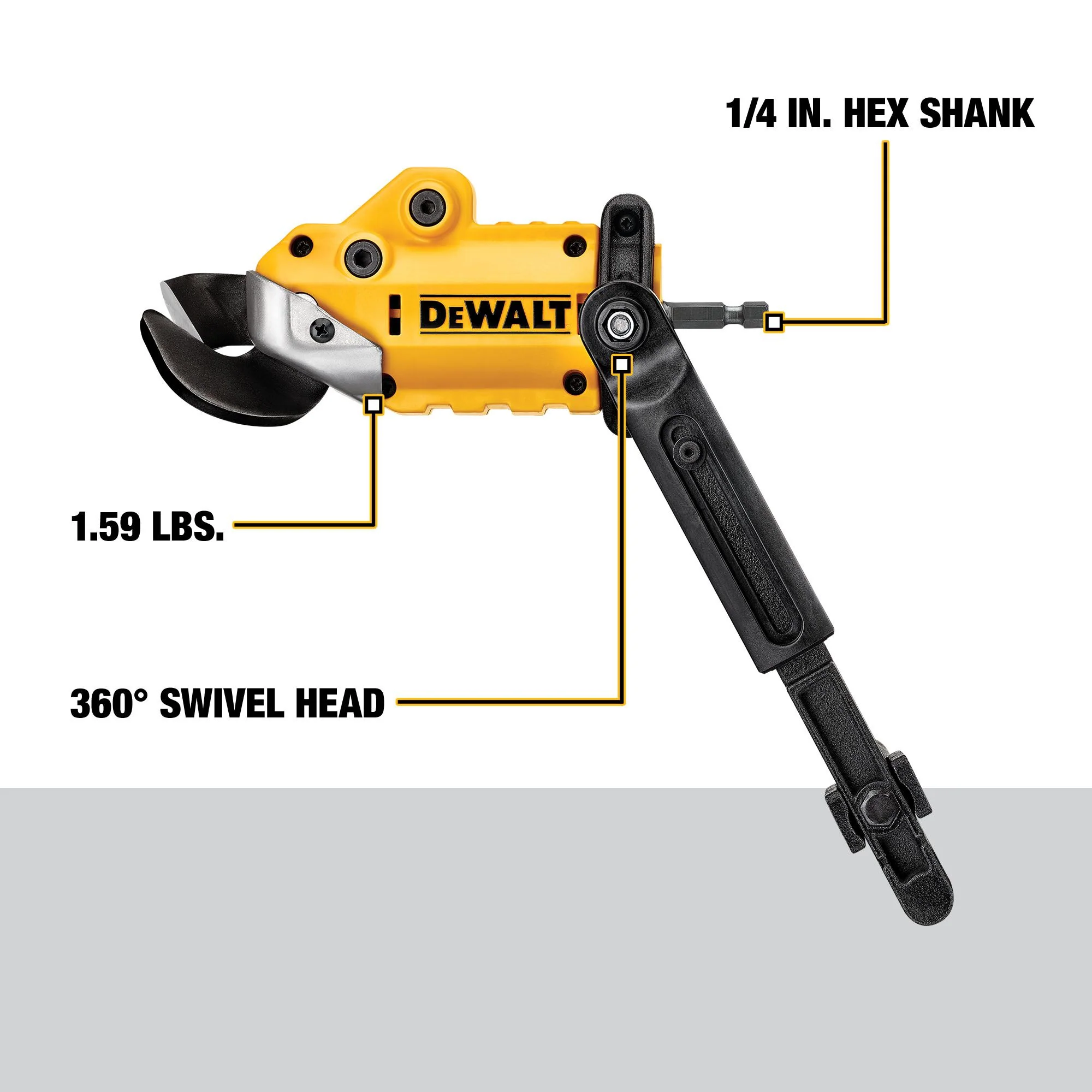 DeWalt 18 Guage IMPACT READY® Shear Attachment Accessory - Image 8