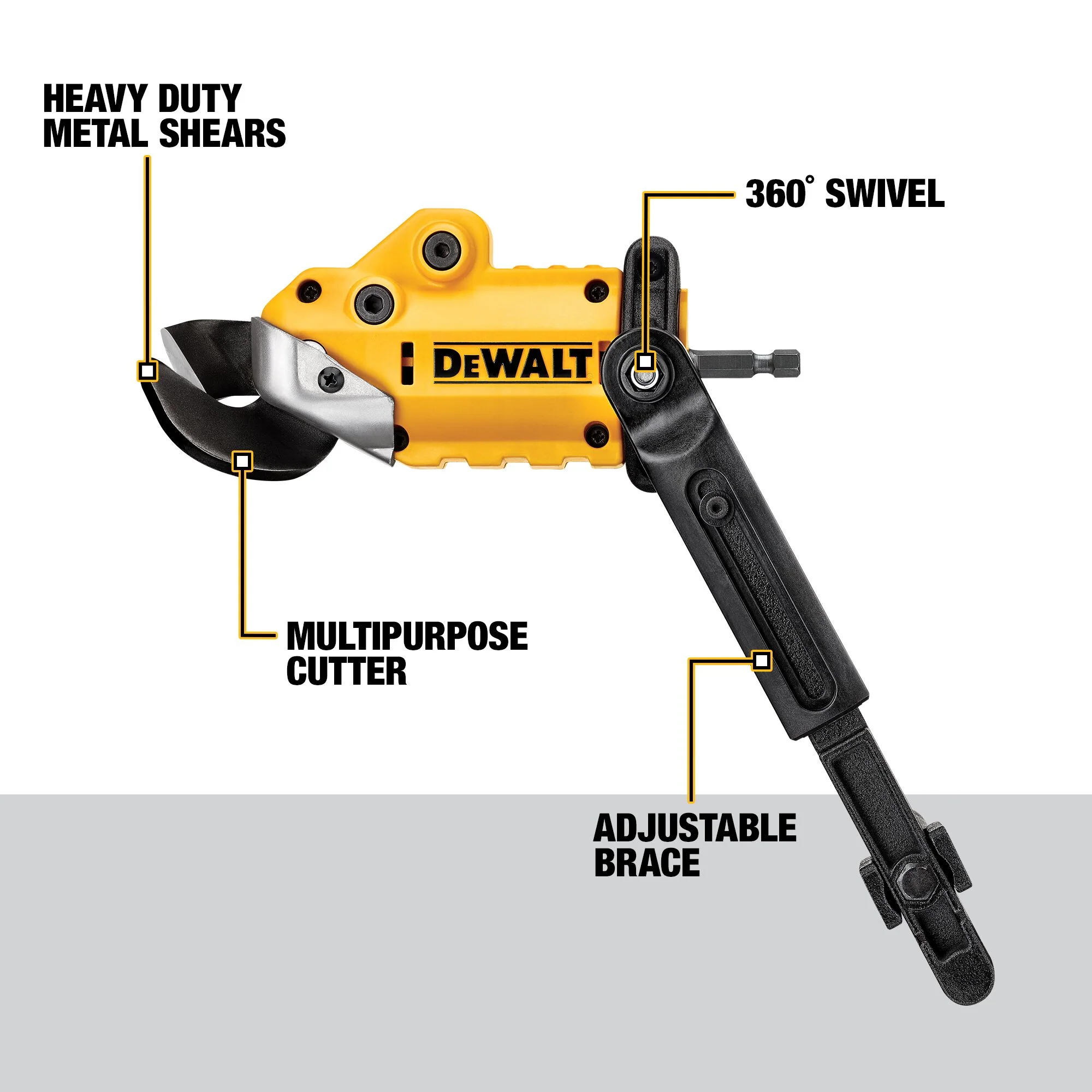 DeWalt 18 Guage IMPACT READY® Shear Attachment Accessory - Image 9