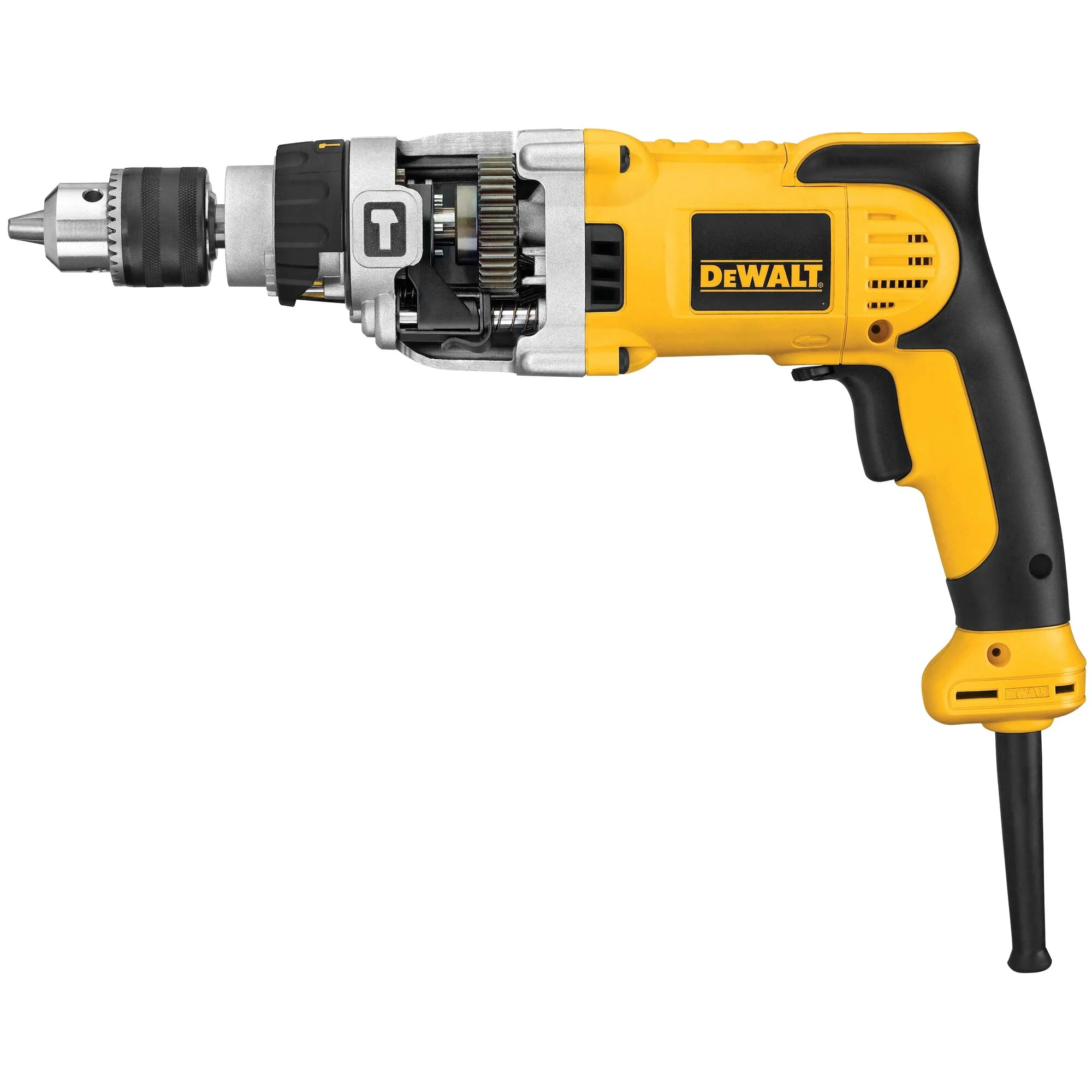 DeWalt VSR 1/2" 2-Speed Pistol Grip Hammer Drill Kit - Image 2