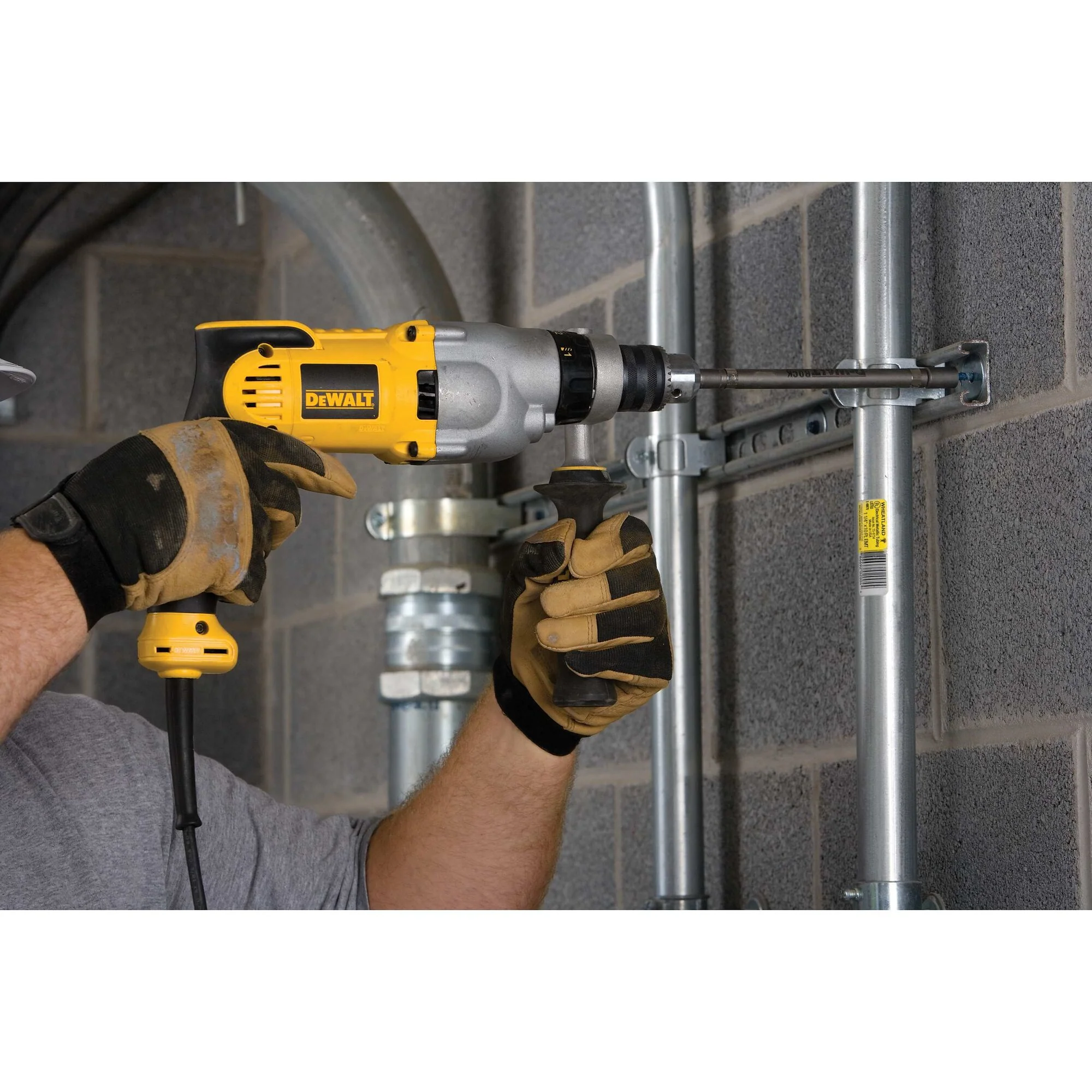DeWalt VSR 1/2" 2-Speed Pistol Grip Hammer Drill Kit - Image 5