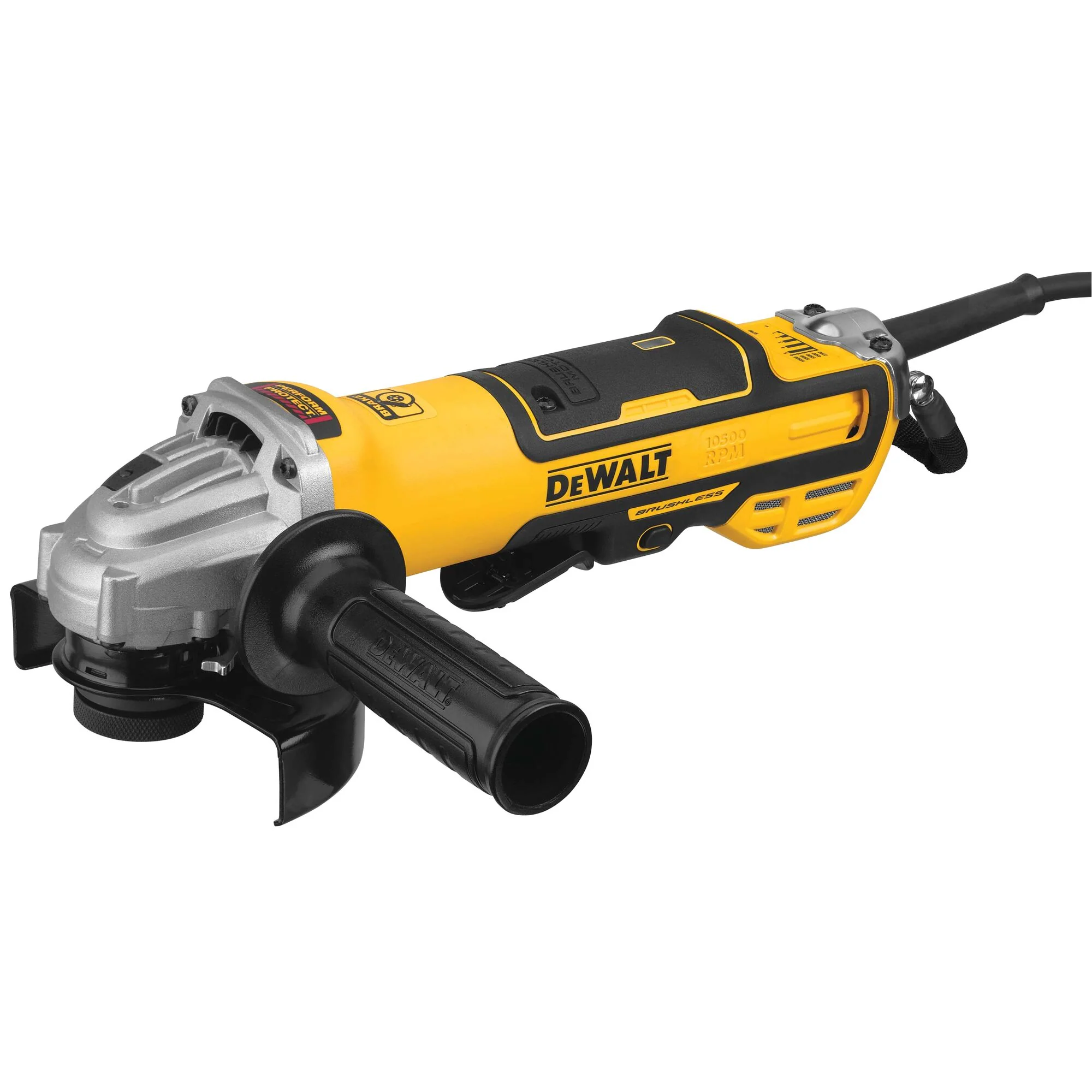DeWalt 5" Brushless Paddle Switch Angle Grinder w/ KICKBACK BREAK™ - Image 2