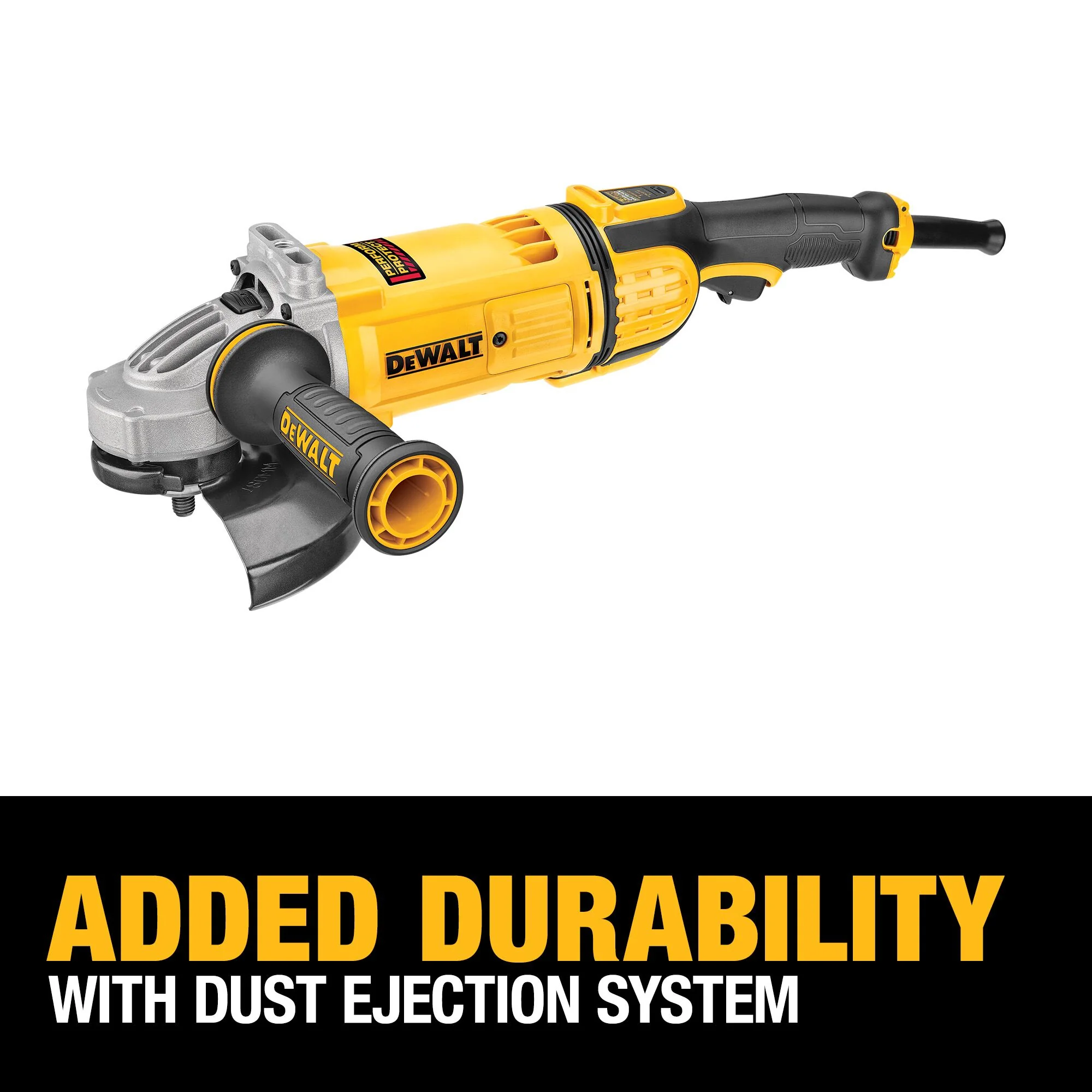 DeWalt 7" 8,500 RPM 4.9 HP Corded Angle Grinder w/ No Lock-On - Image 3