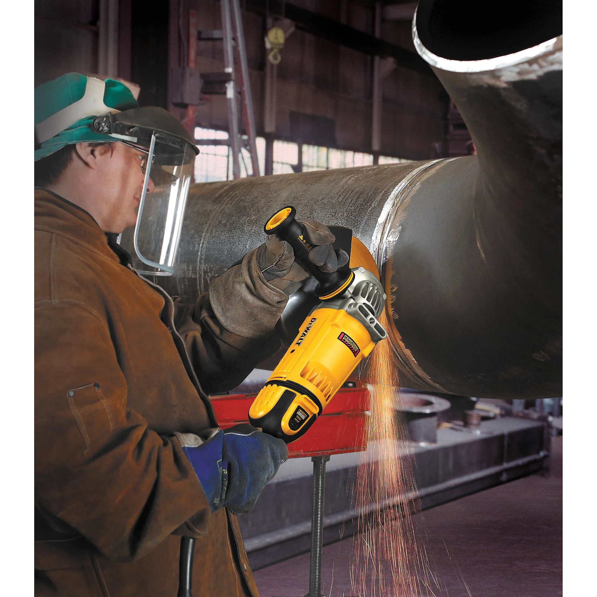 DeWalt 9" 6,500 RPM 4.9 HP Corded Angle Grinder w/ No Lock-On - Image 14