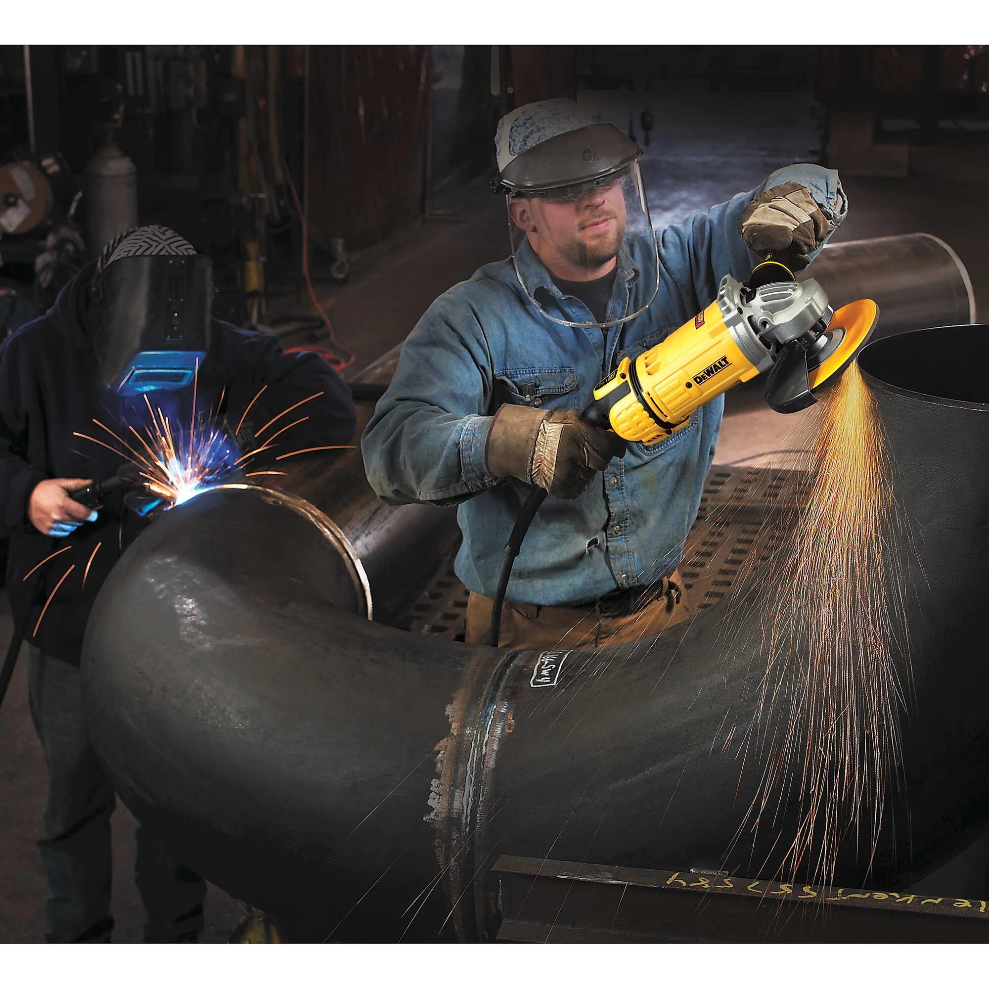 DeWalt 9" 6,500 RPM 4.9 HP Corded Angle Grinder w/ No Lock-On - Image 15