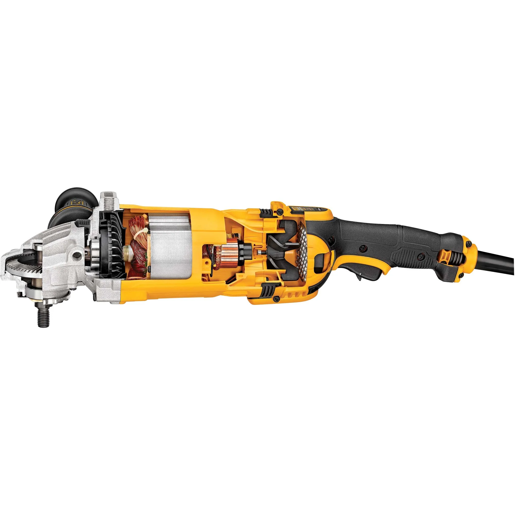 DeWalt 9" 6,500 RPM 4.9 HP Corded Angle Grinder w/ No Lock-On - Image 18