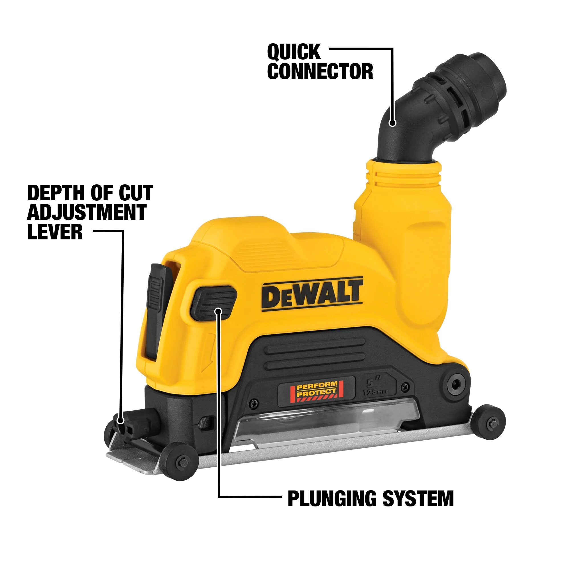 DeWalt 4-1/2"/5" Cutting Grinder Dust Shroud - Image 7