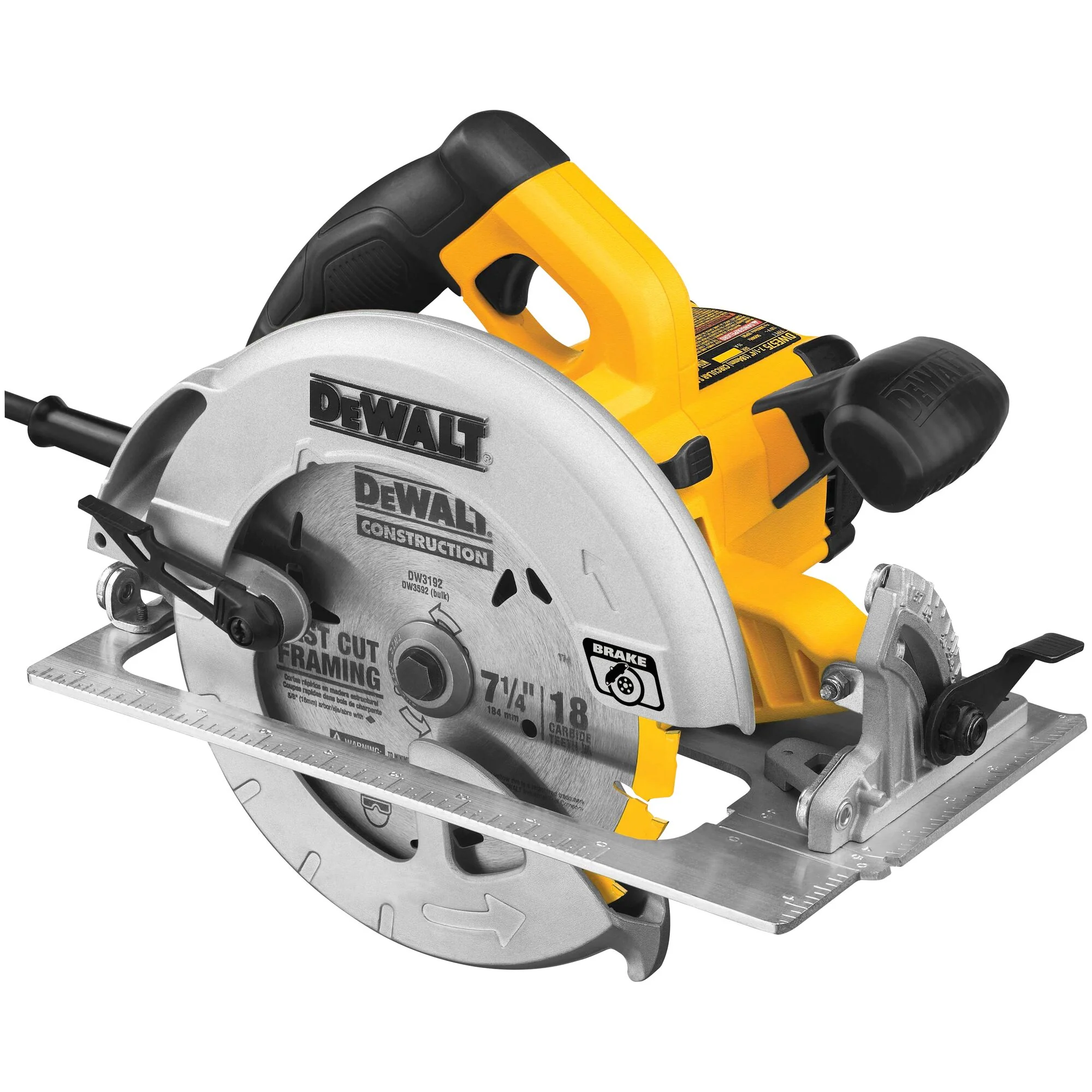 DeWalt 7-1/4" 15A Lightweight Circular Saw w/ Contractor Bag - Image 2