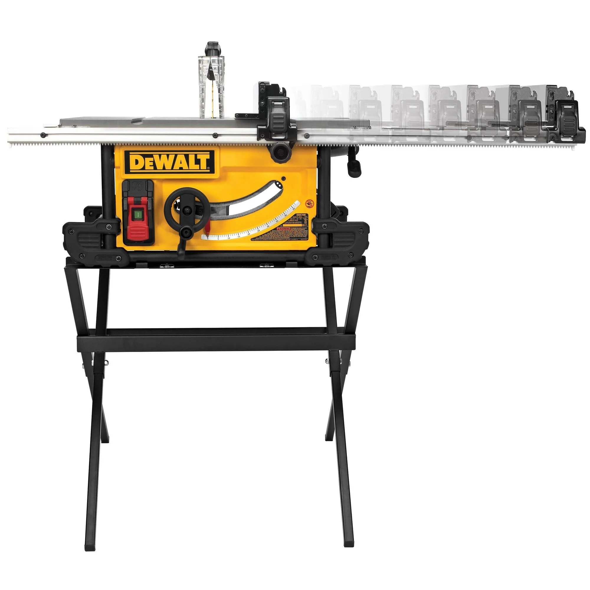 DeWalt 10" Table Saw w/ Scissor Stand - Image 5