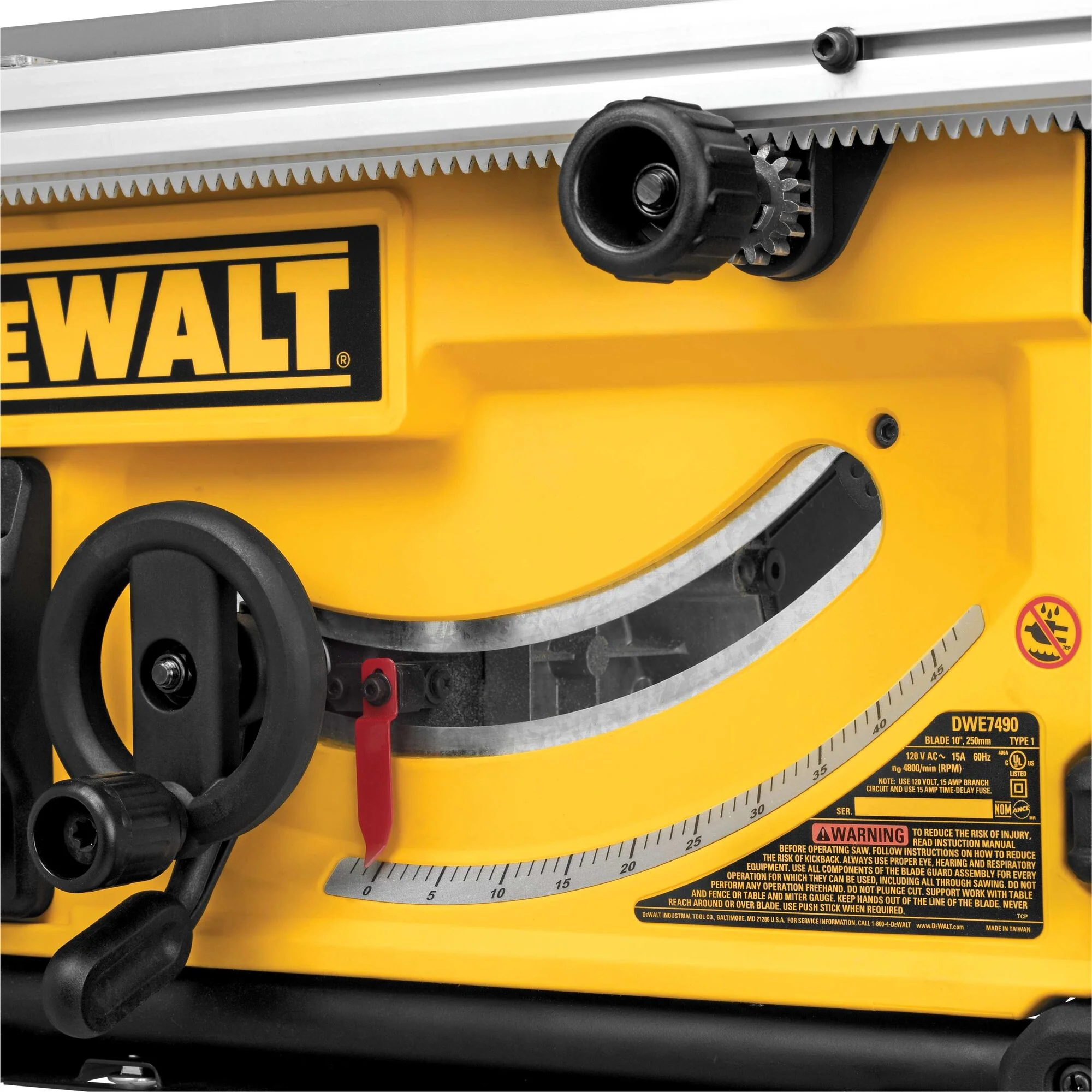 DeWalt 10" Table Saw w/ Scissor Stand - Image 9