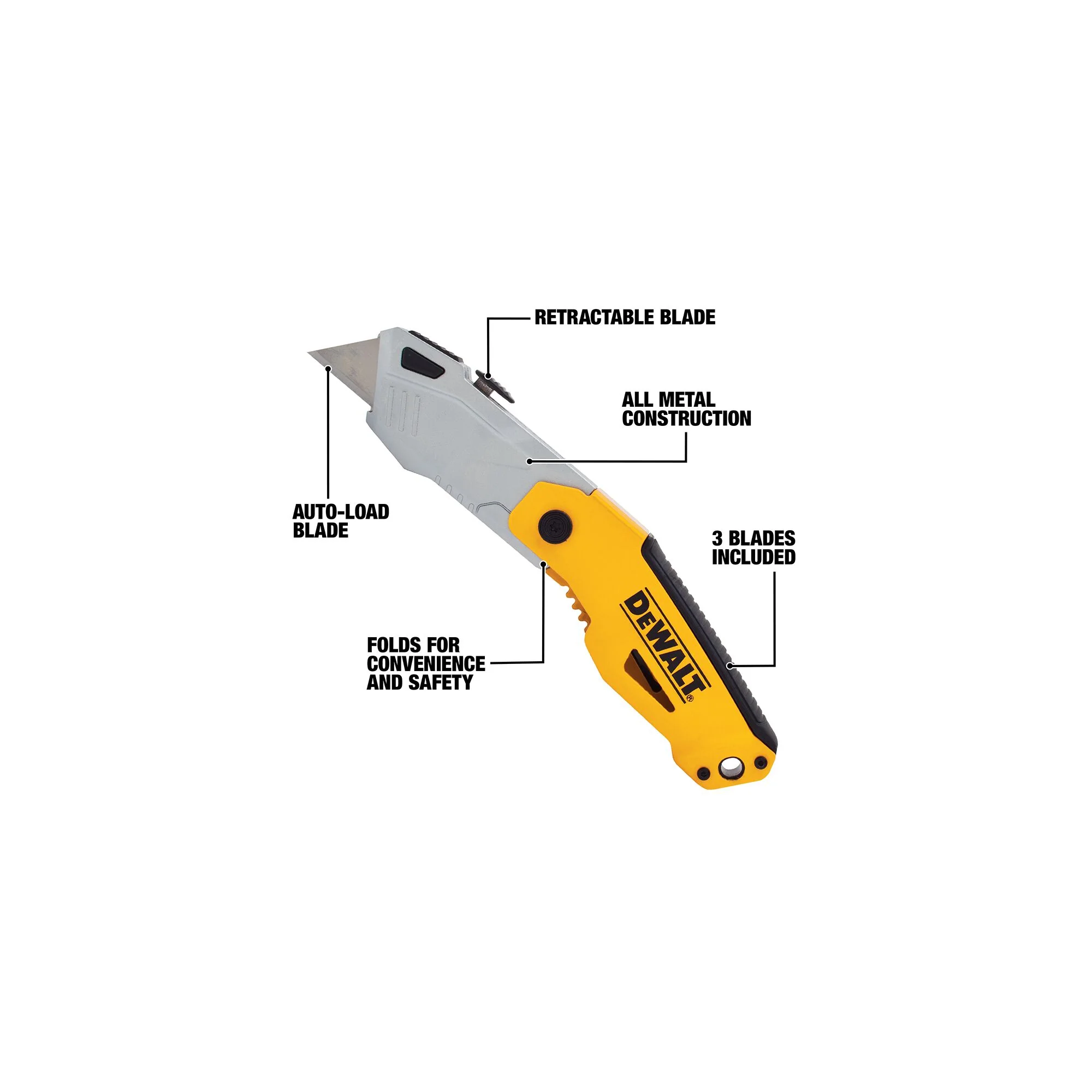 DeWalt Folding Retractable Auto-Load Utility Knife - Image 9