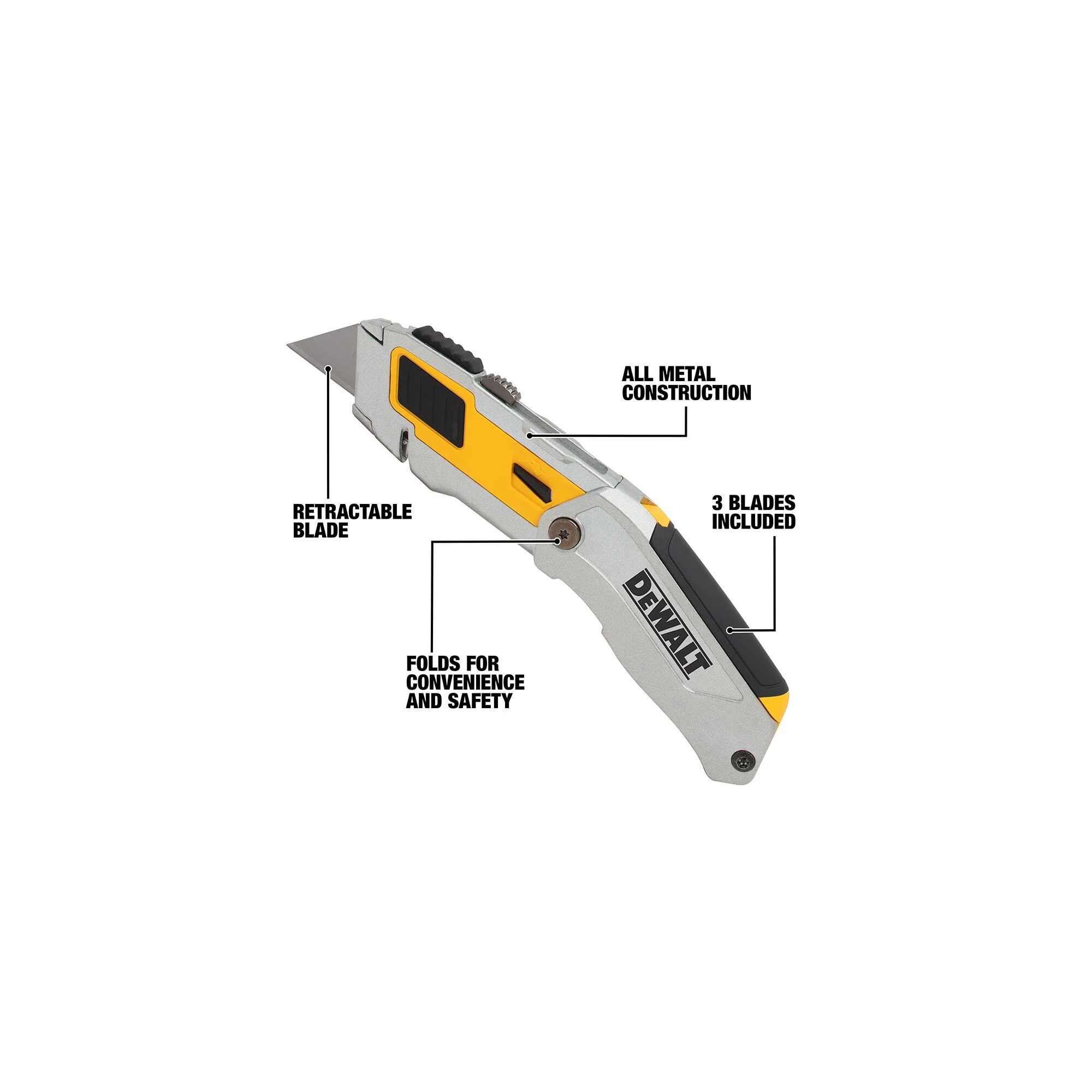 DeWalt Premium Folding Retractable Utility Knife - Image 20