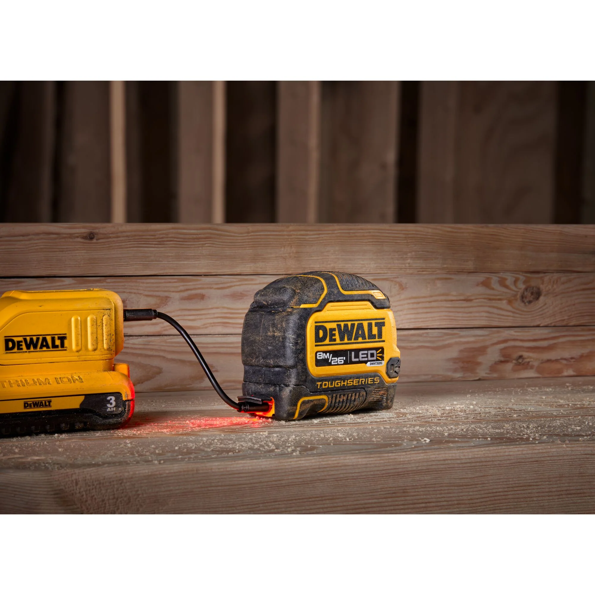 DeWalt TOUGHSERIES™ 8m/26ft Tape Measure w/ LED Light - Image 11