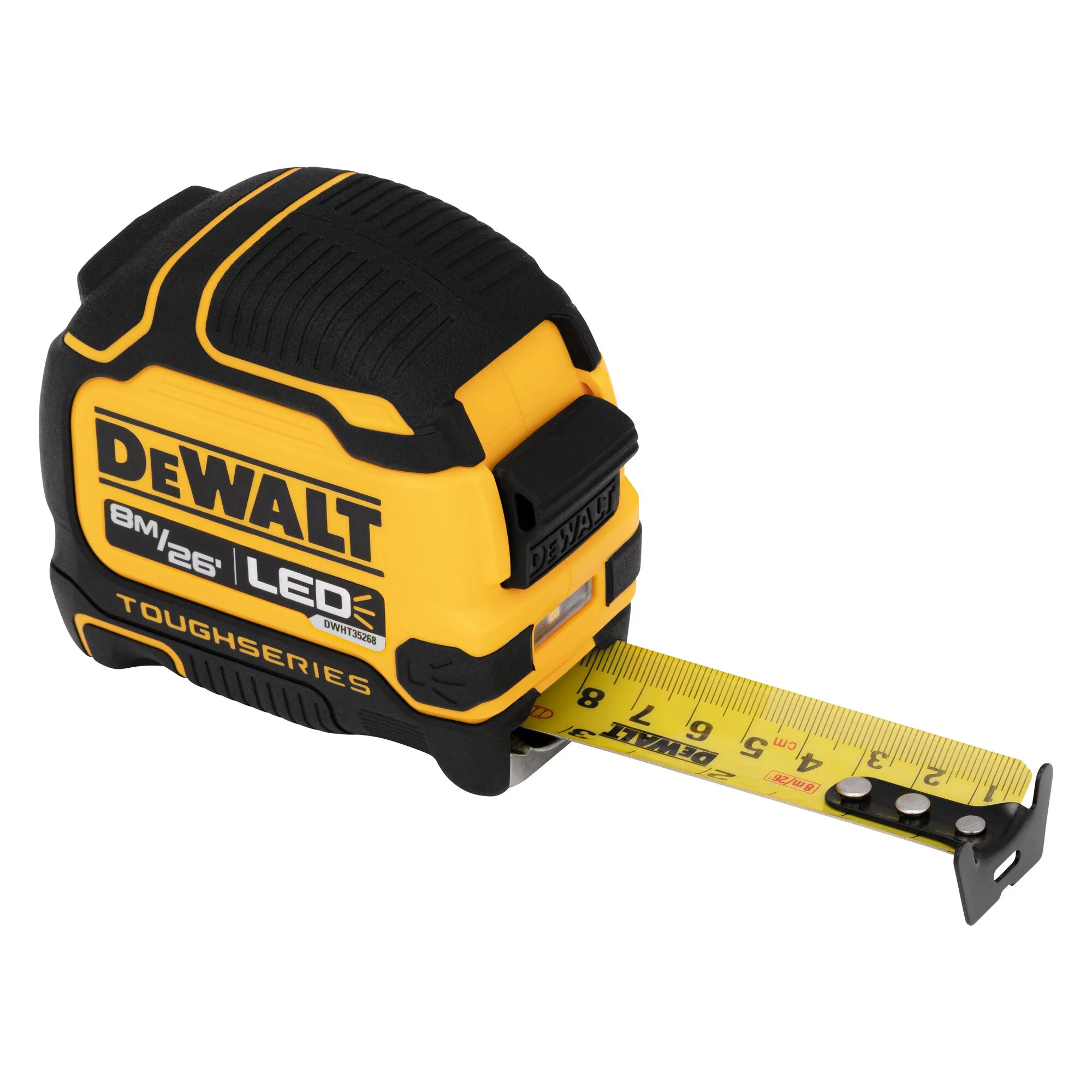 DeWalt TOUGHSERIES™ 8m/26ft Tape Measure w/ LED Light - Image 4