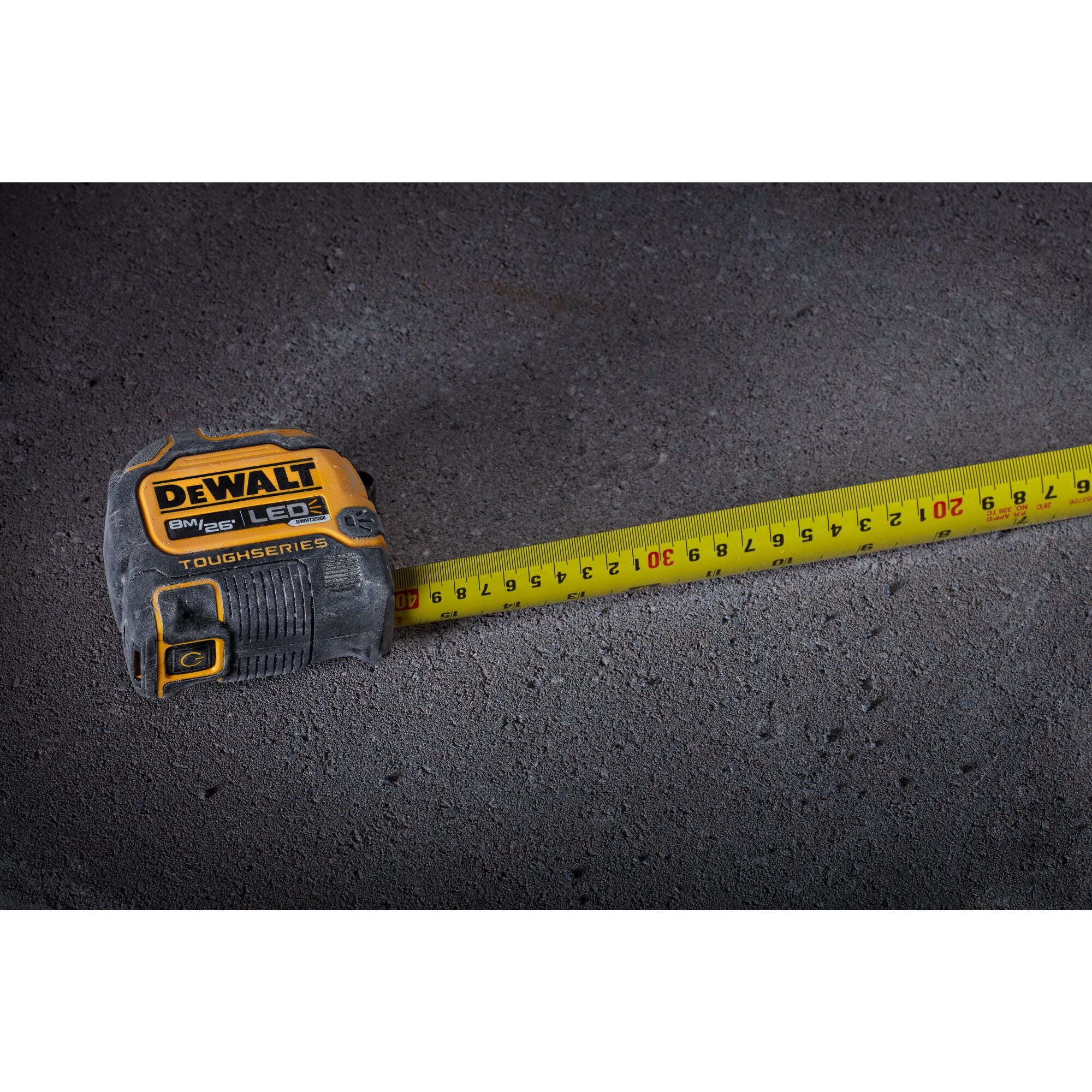 DeWalt TOUGHSERIES™ 8m/26ft Tape Measure w/ LED Light - Image 8