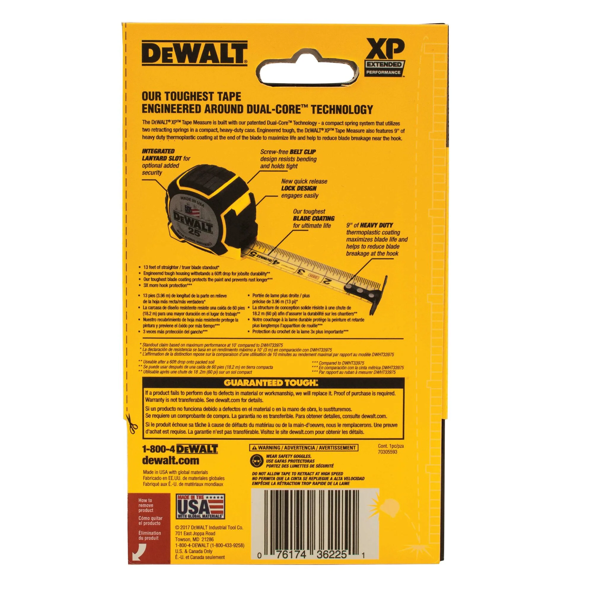 DeWalt XP™ 25ft Tape Measure - Image 8