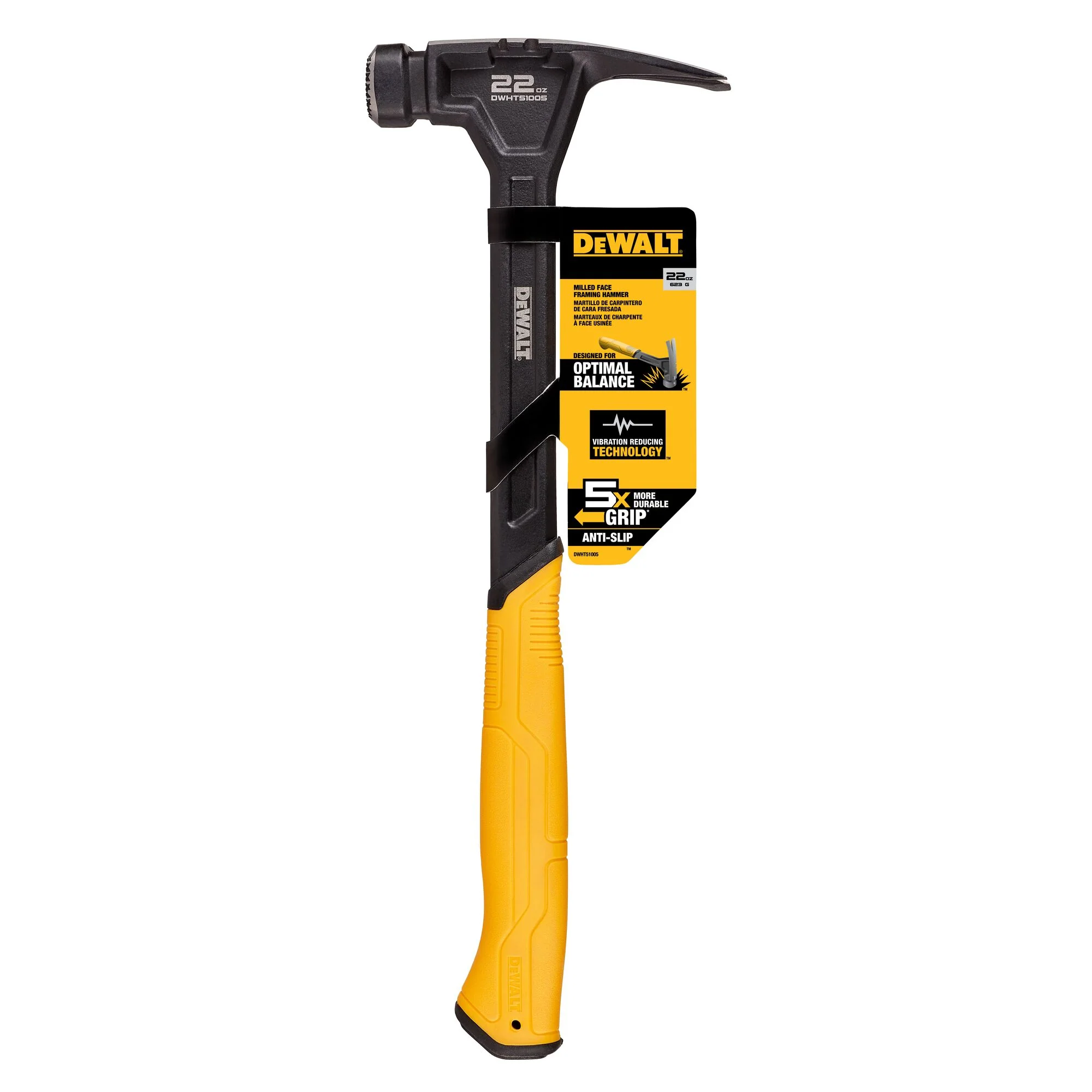DeWalt 22 oz. Steel Framing Hammer - Image 7