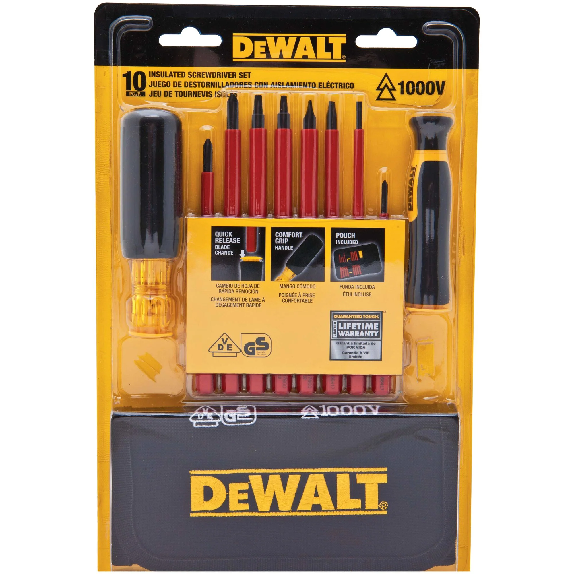 DeWalt Insulated Vinyl Grip Screwdriver Set - Image 4
