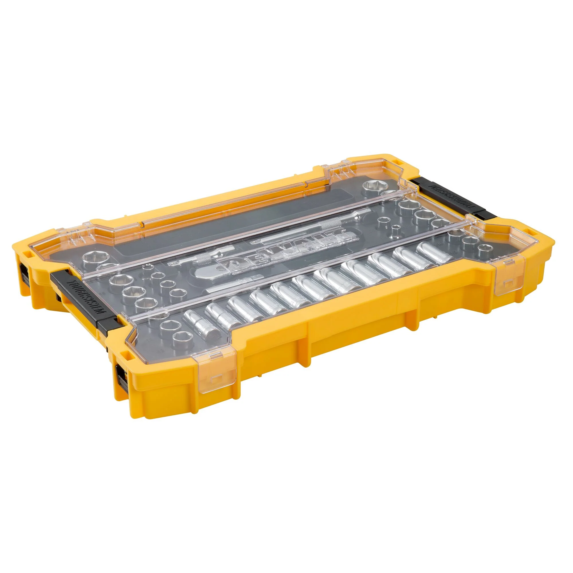 DeWalt 37 pc. 3/8" Drive Socket Set w/ TOUGHSYSTEM® Tray & Lid - Image 3