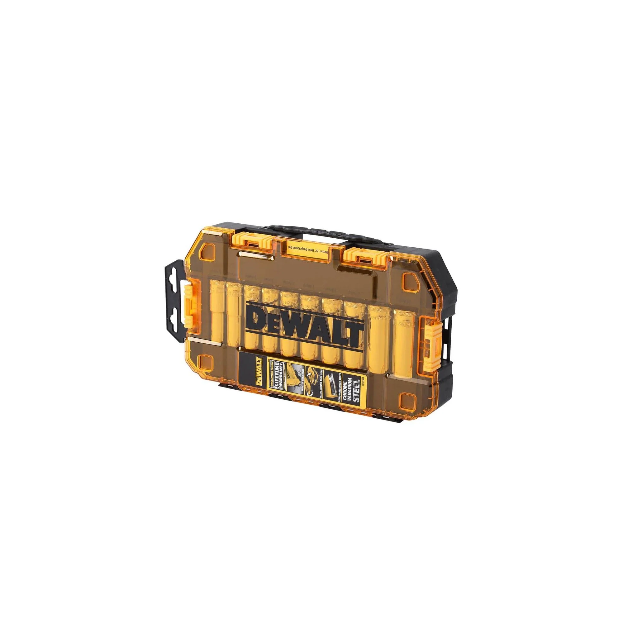 DeWalt 10 pc. 1/2" Drive Metric Deep Socket Set - Image 3