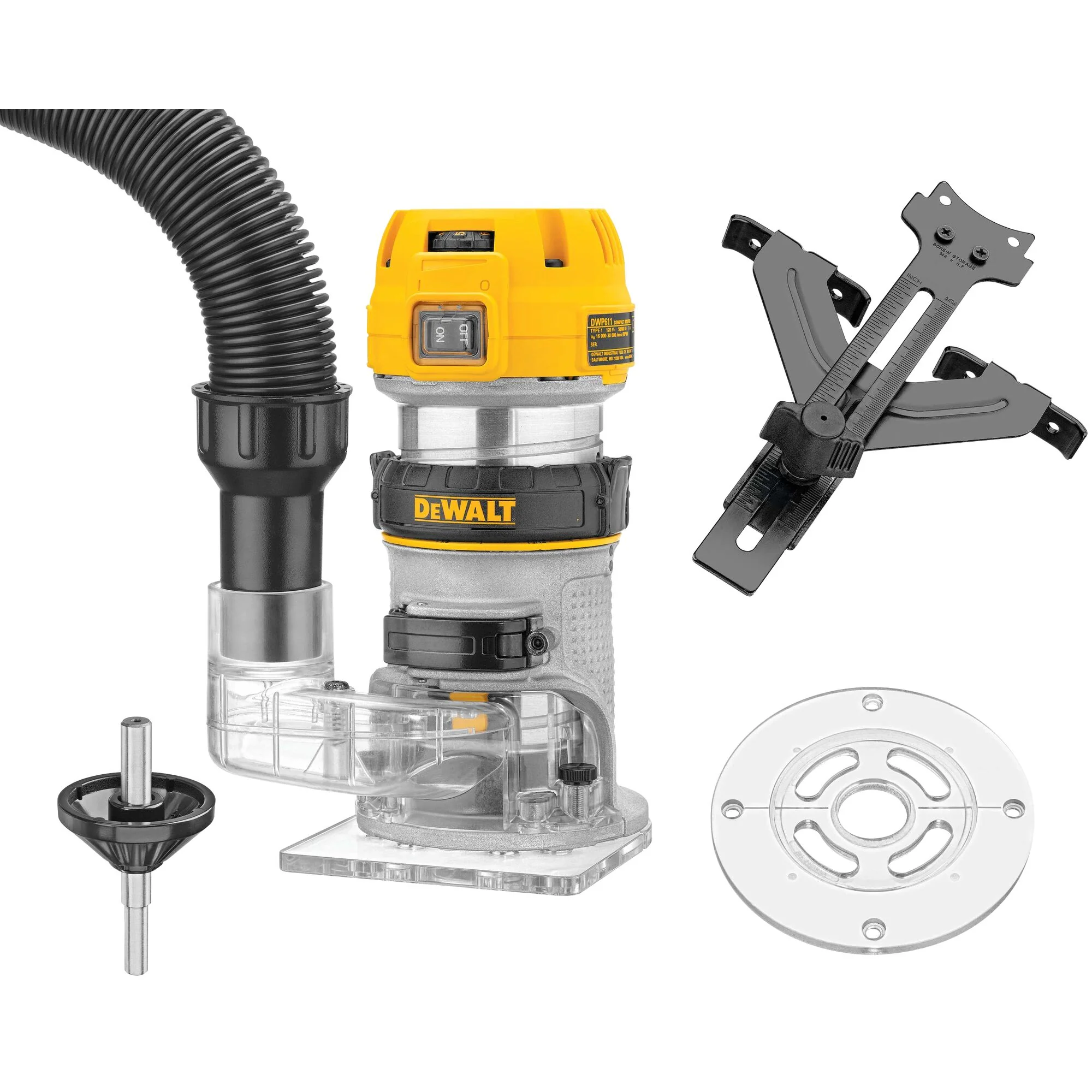 DeWalt 1-1/4 HP MAX Torque Variable Speed Compact Router - Image 12