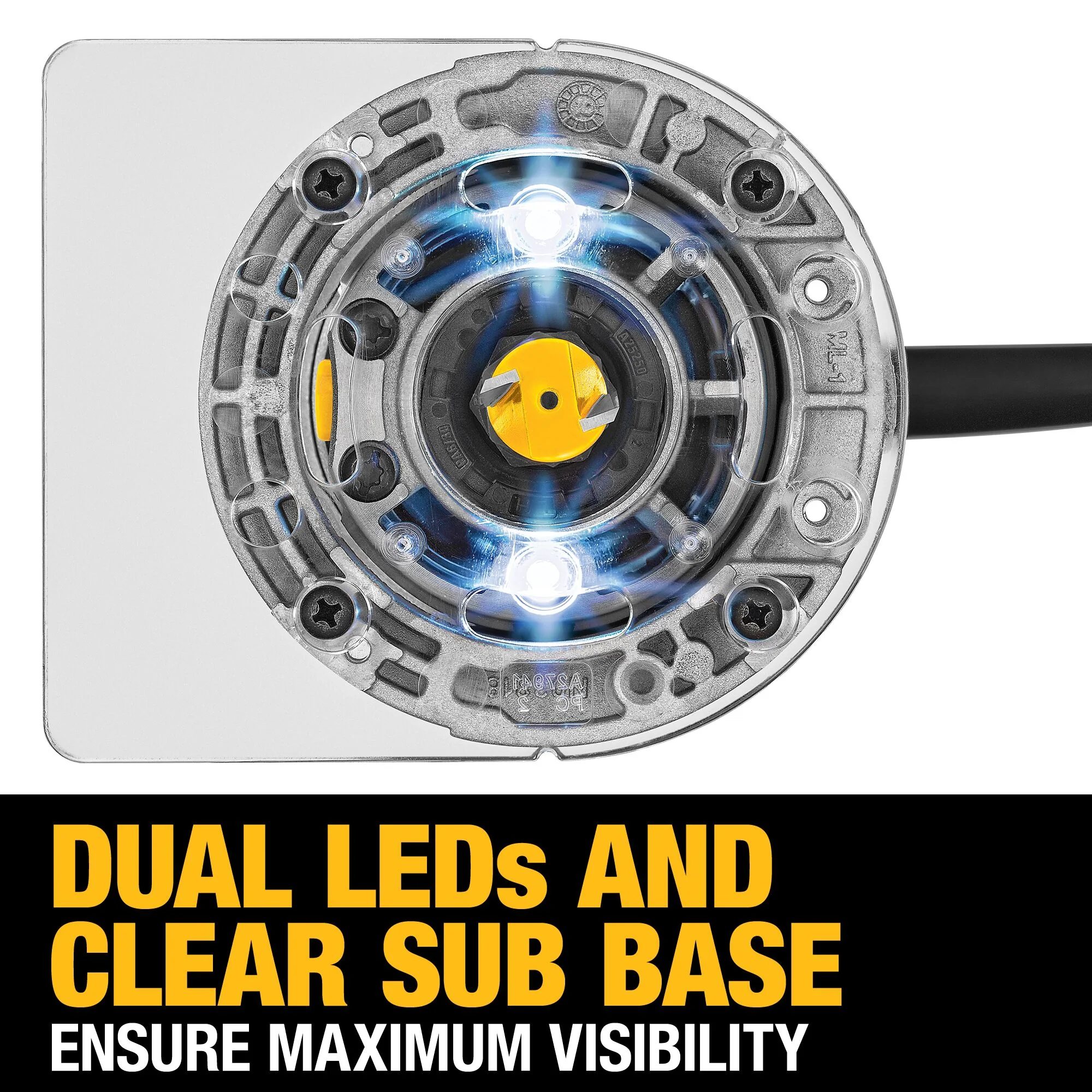 DeWalt 1-1/4 HP MAX Torque Variable Speed Compact Router - Image 16