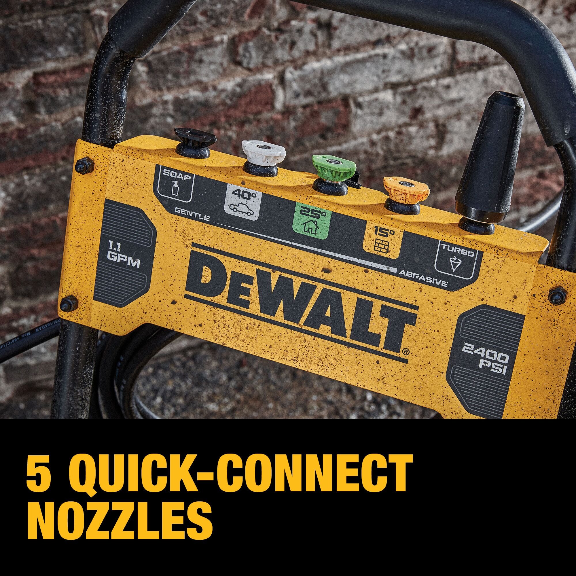 DeWalt 2400 psi 13 Amp Electric Cold-Water Pressure Washer - Image 7