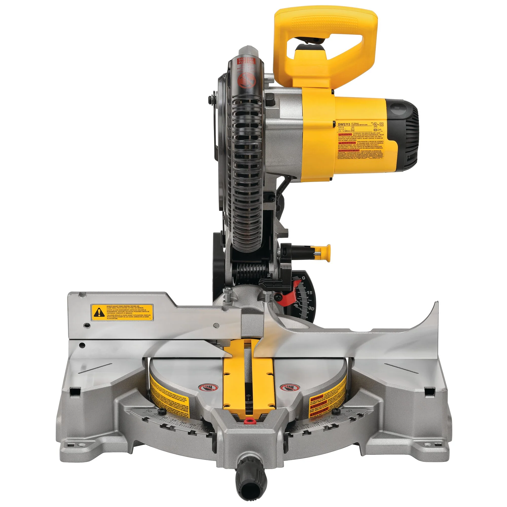DeWalt 10" 15A Electric Single-Bevel Compound Mitre Saw - Image 3