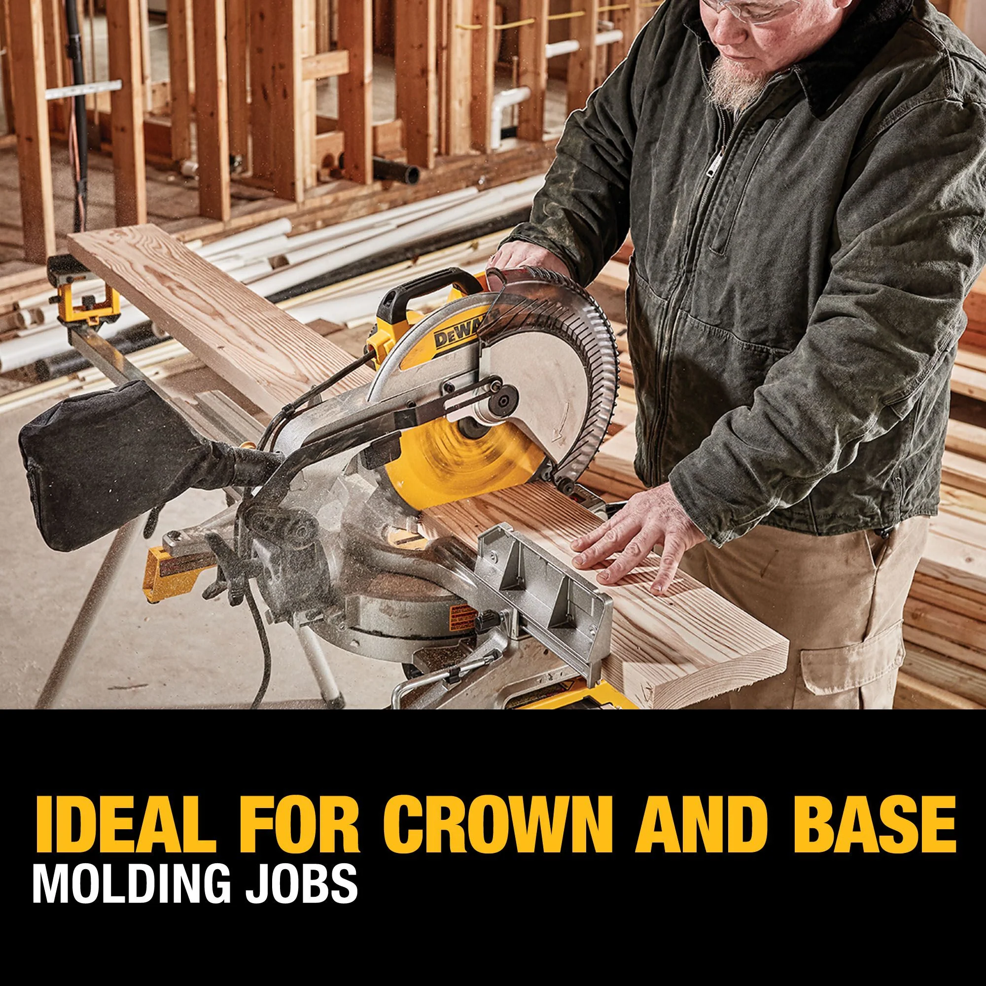 DeWalt 12" 15A Electric Single-Bevel Compound Mitre Saw - Image 19