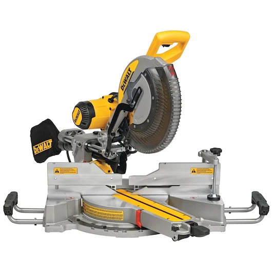 DeWalt 12" Sliding Dual Bevel Compound Mitre Saw w/ Rolling Stand - Image 2