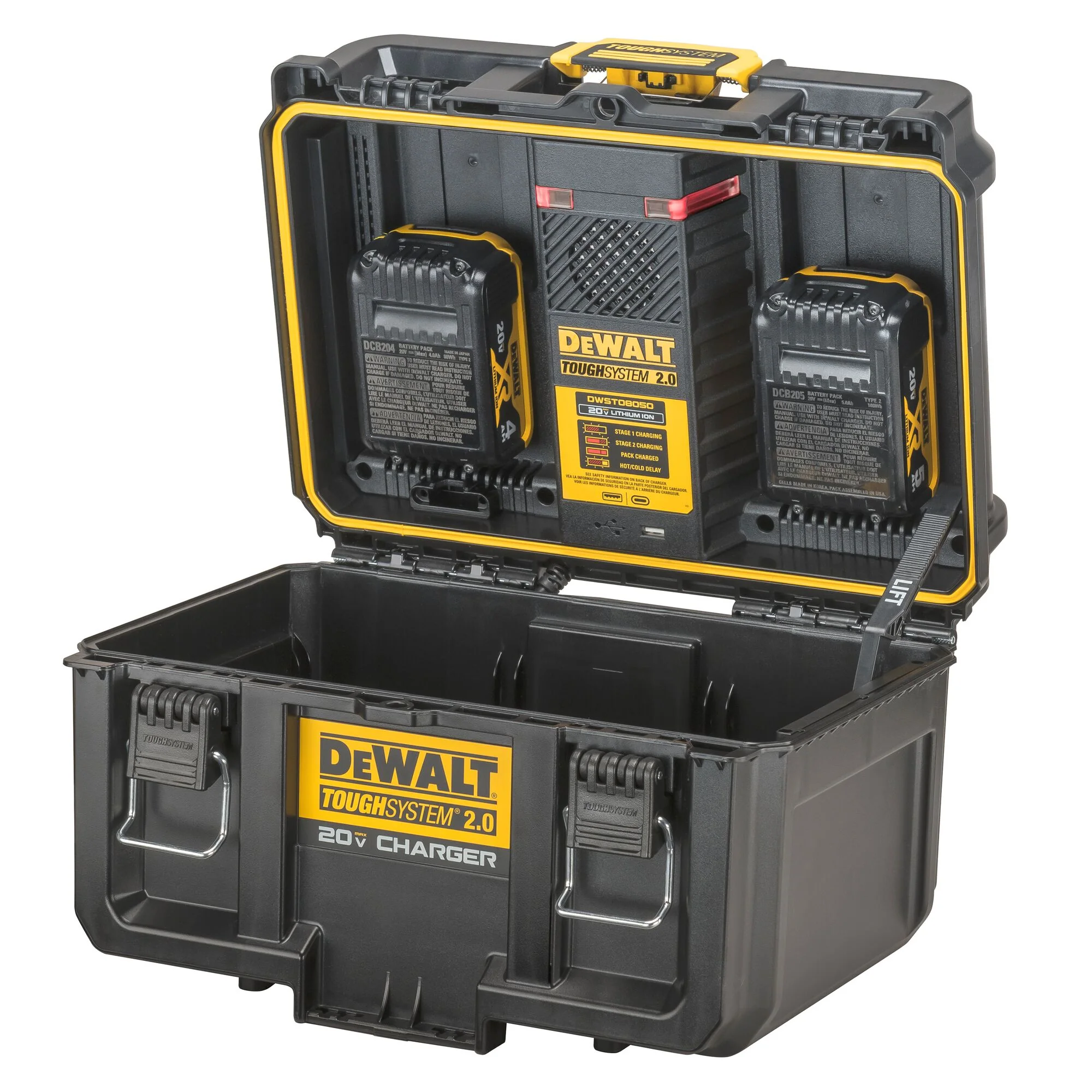 DeWalt 20V MAX TOUGHSYSTEM 2.0 Dual Port Battery Charger - Image 3