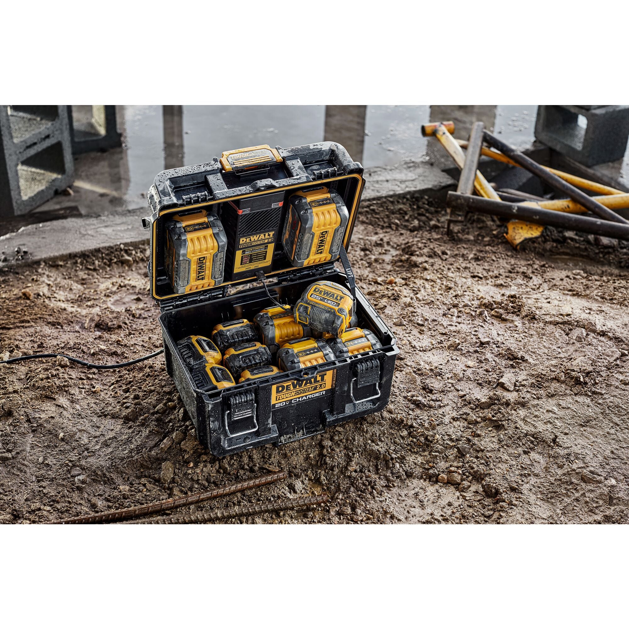 DeWalt 20V MAX TOUGHSYSTEM 2.0 Dual Port Battery Charger - Image 6
