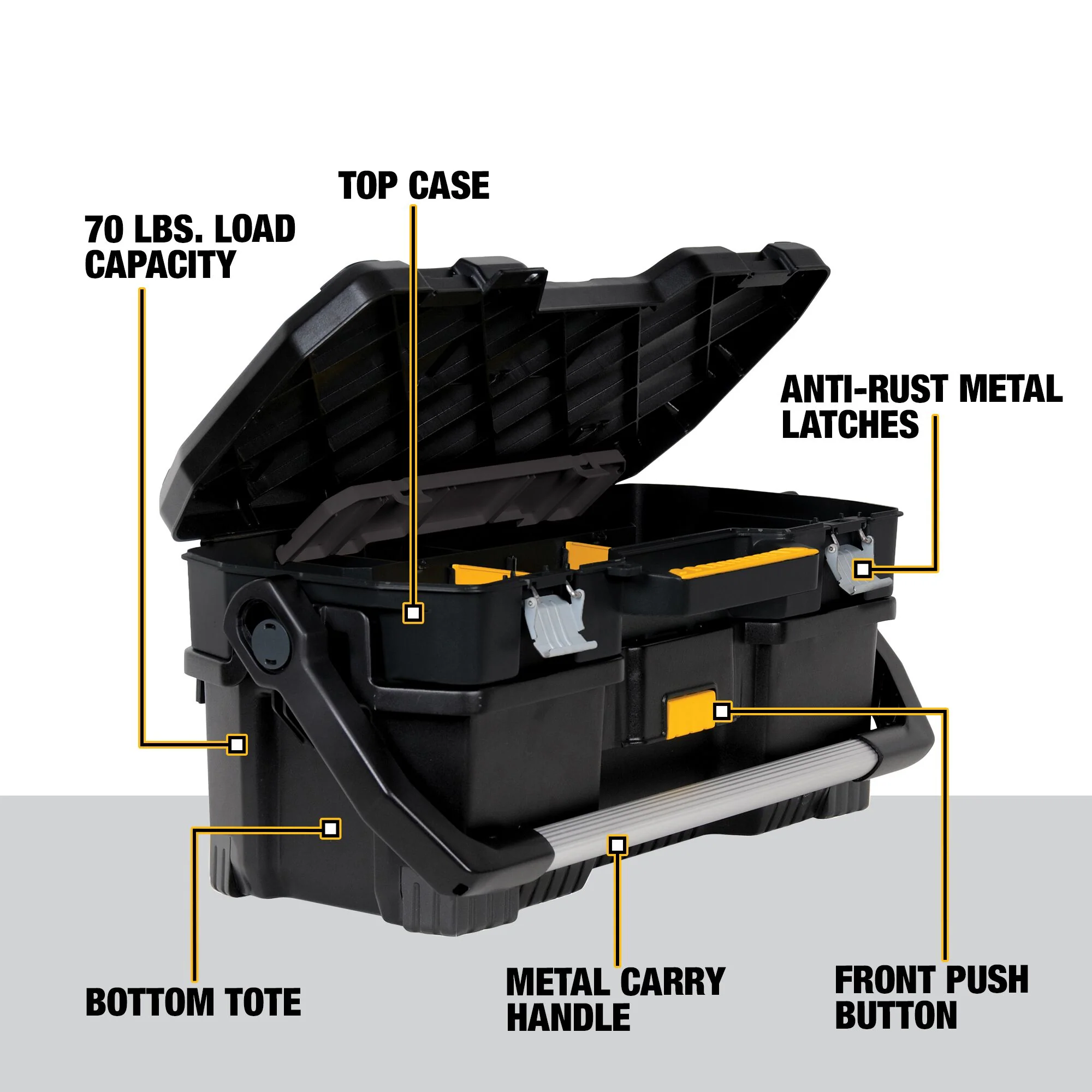 DeWalt 24" Tote w/ Power Tool Case - Image 9