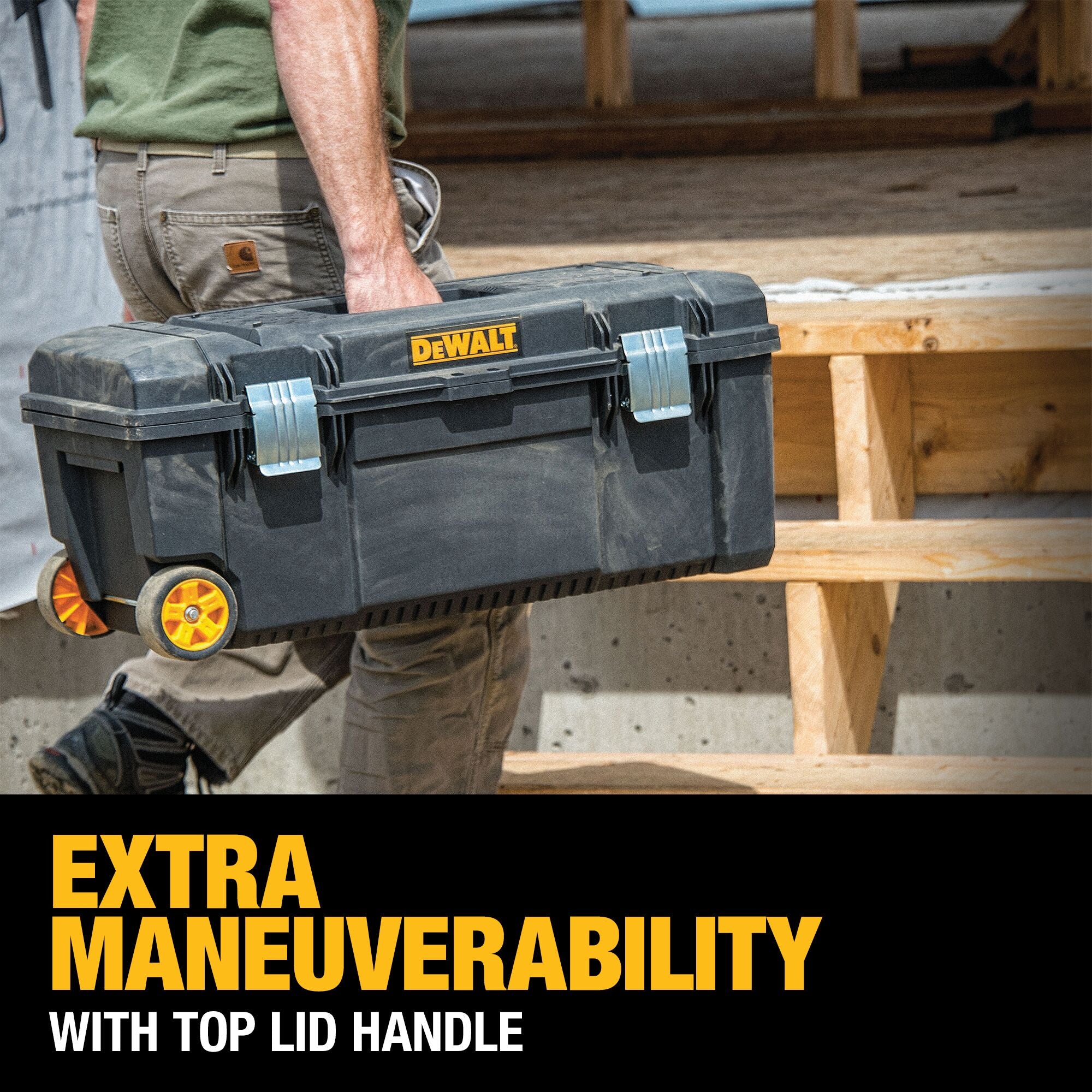 DeWalt 28" Tool Box on Wheels - Image 11