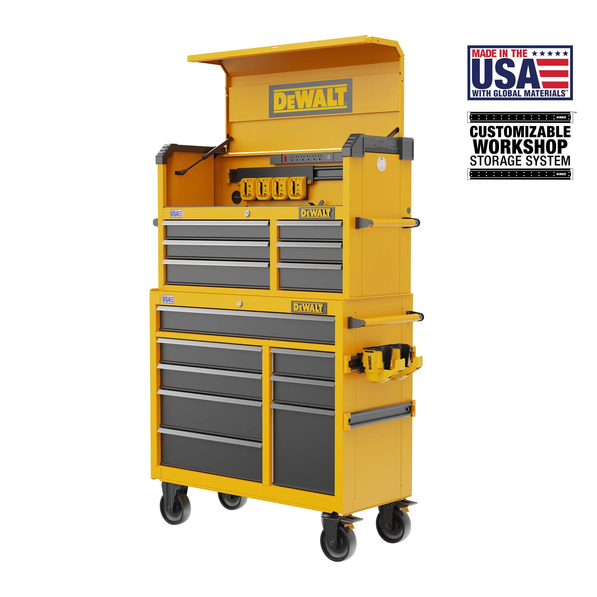 DeWalt 41" 8-Drawer Rolling Tool Cabinet - Image 10