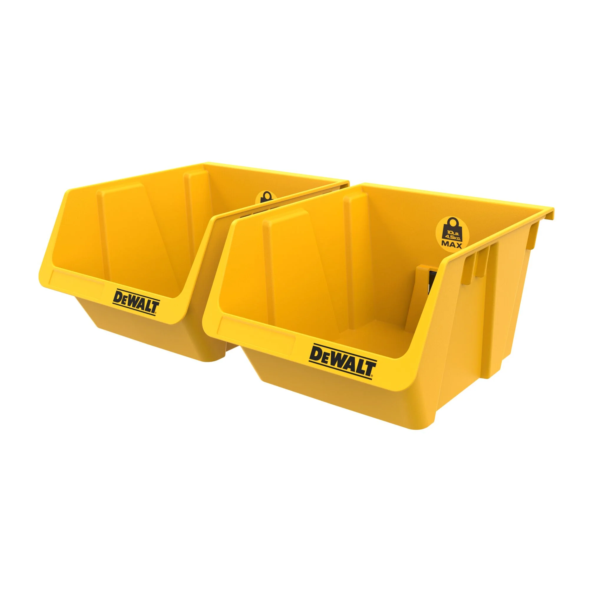 DeWalt 2PK Plastic Storage Bins - Image 2