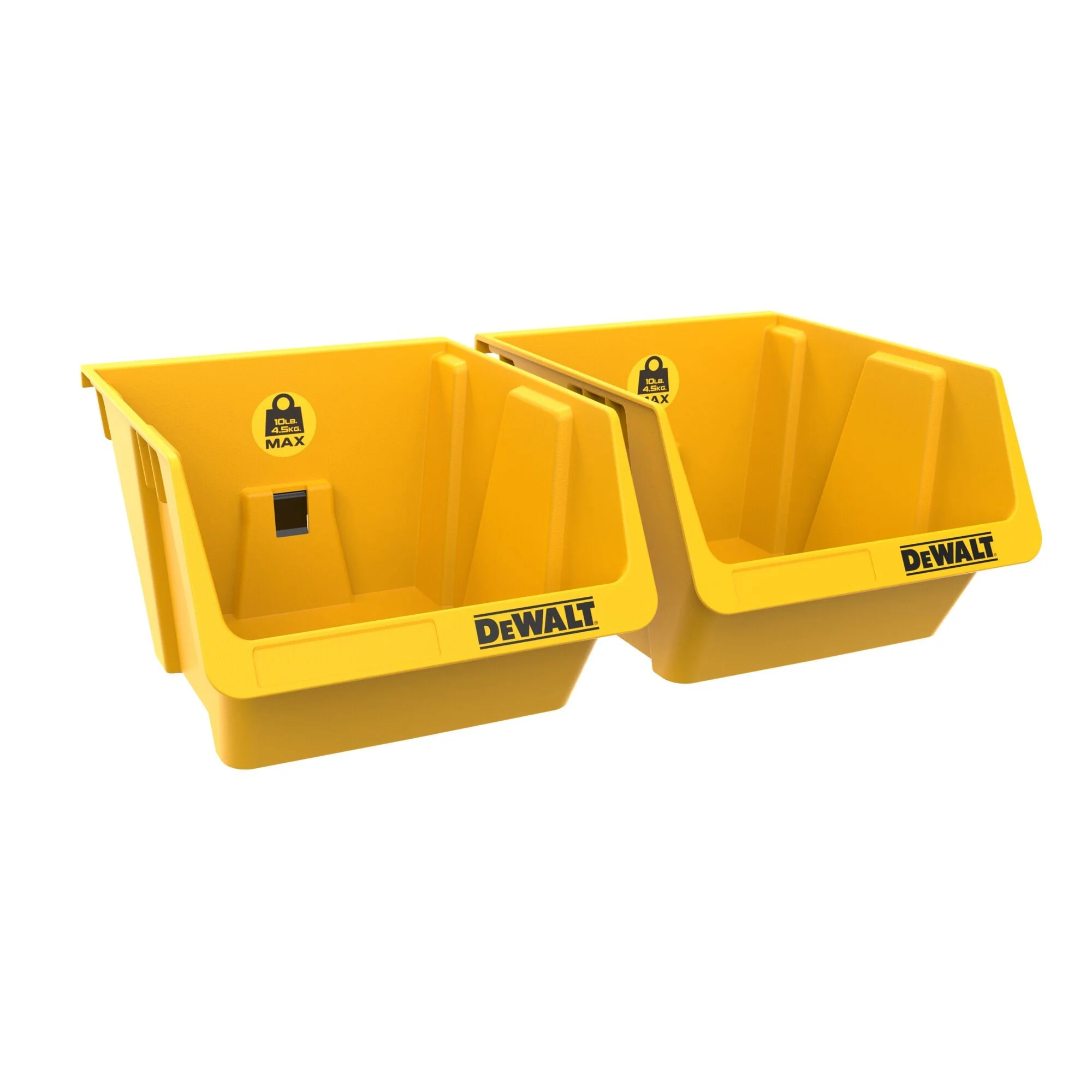 DeWalt 2PK Plastic Storage Bins - Image 3