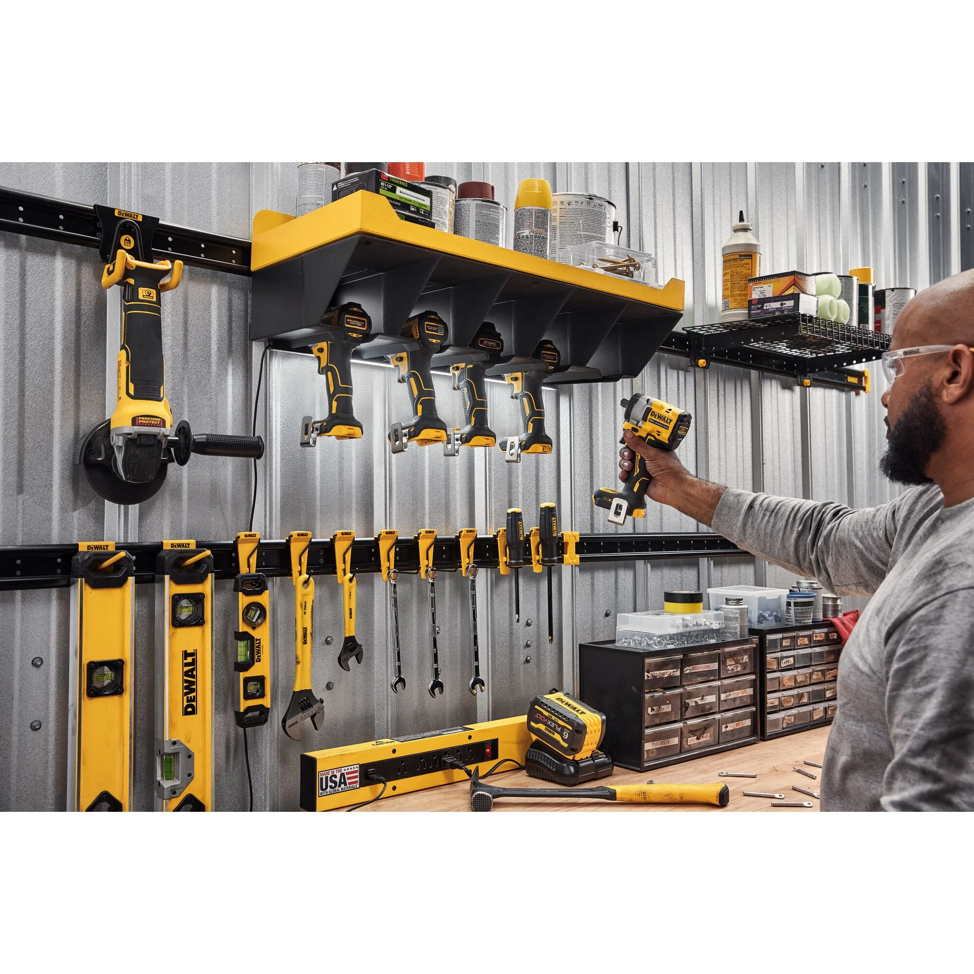 DeWalt Power Tool Storage Shelf Combo - Image 4