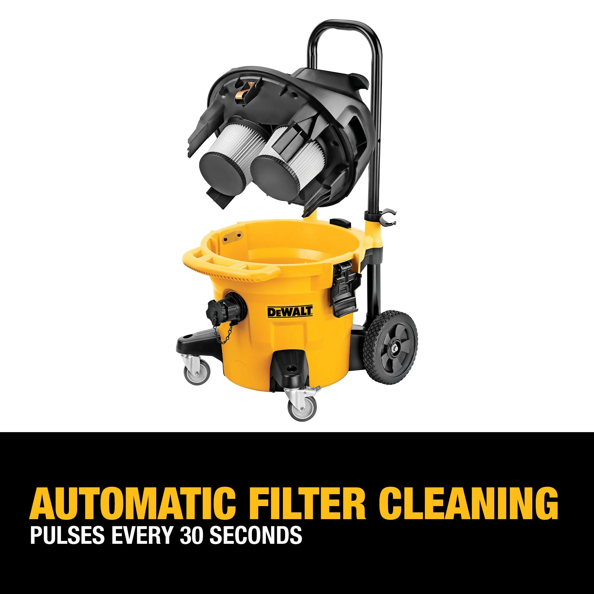 DeWalt 10 Gallon HEPA Dust Extractor Vacuum w/ Auto Filter Clean - Image 10
