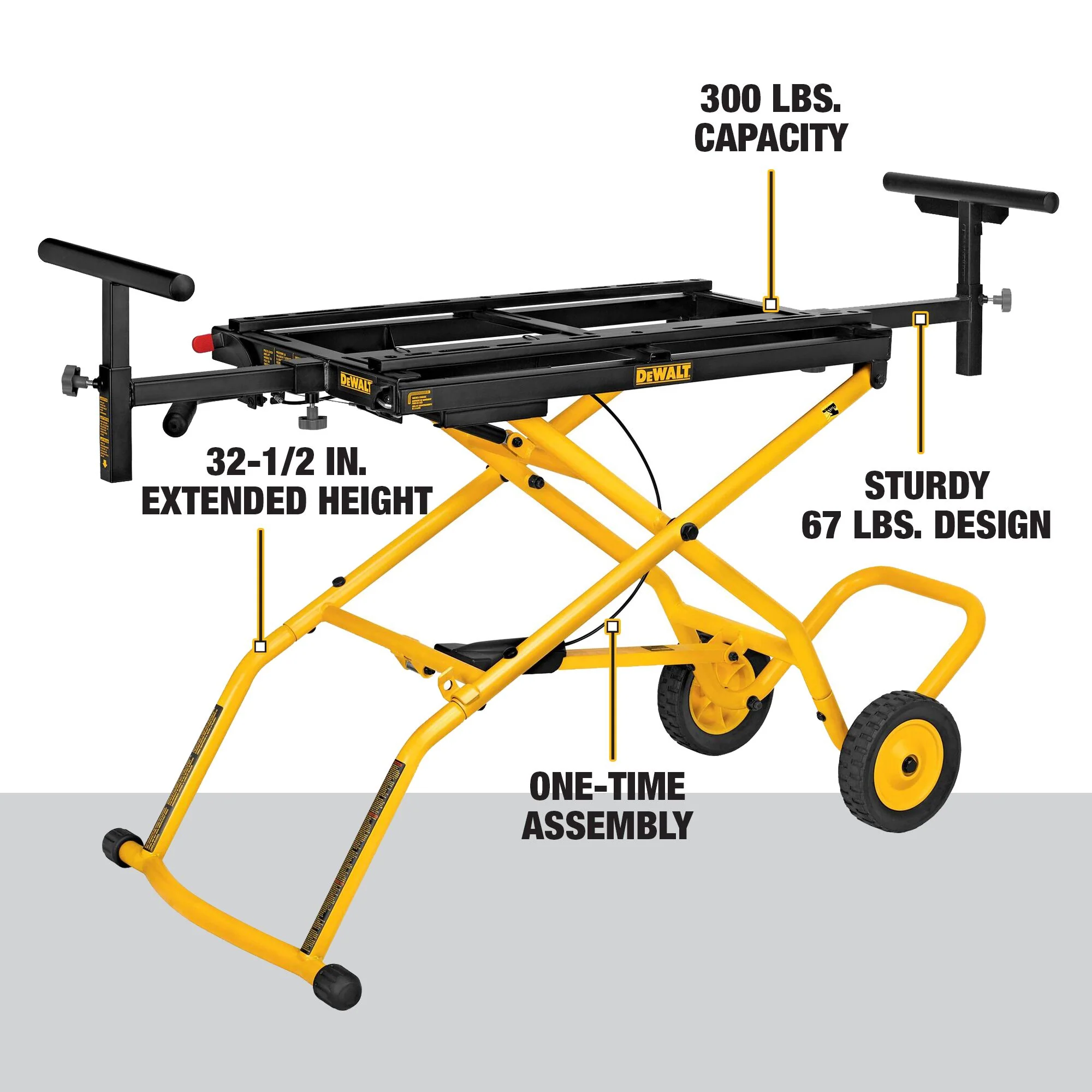 DeWalt Heavy Duty Rolling Mitre Saw Stand - Image 10