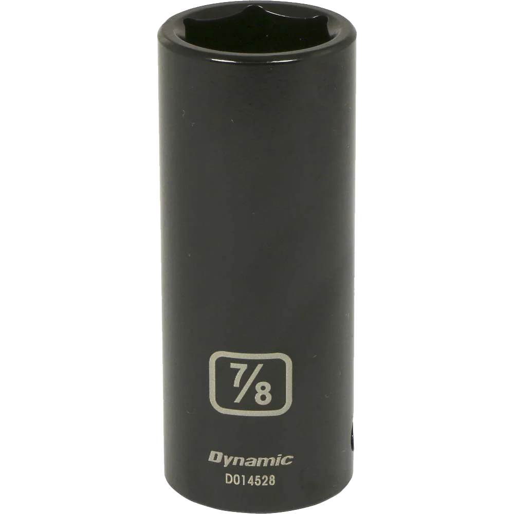 Dynamic 1/2" Drive, 6 Point Deep Length SAE Impact Sockets - Image 10