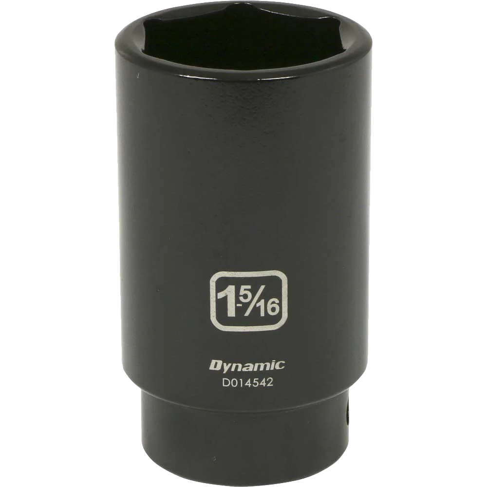 Dynamic 1/2" Drive, 6 Point Deep Length SAE Impact Sockets - Image 16