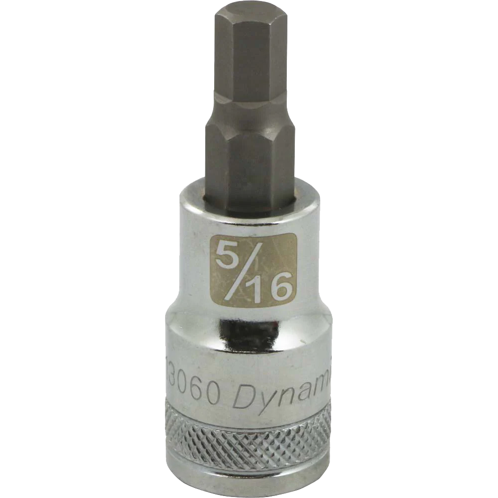Dynamic 1/2" Drive, Chrome Finish Standard Length Hex Head SAE Sockets - Image 2