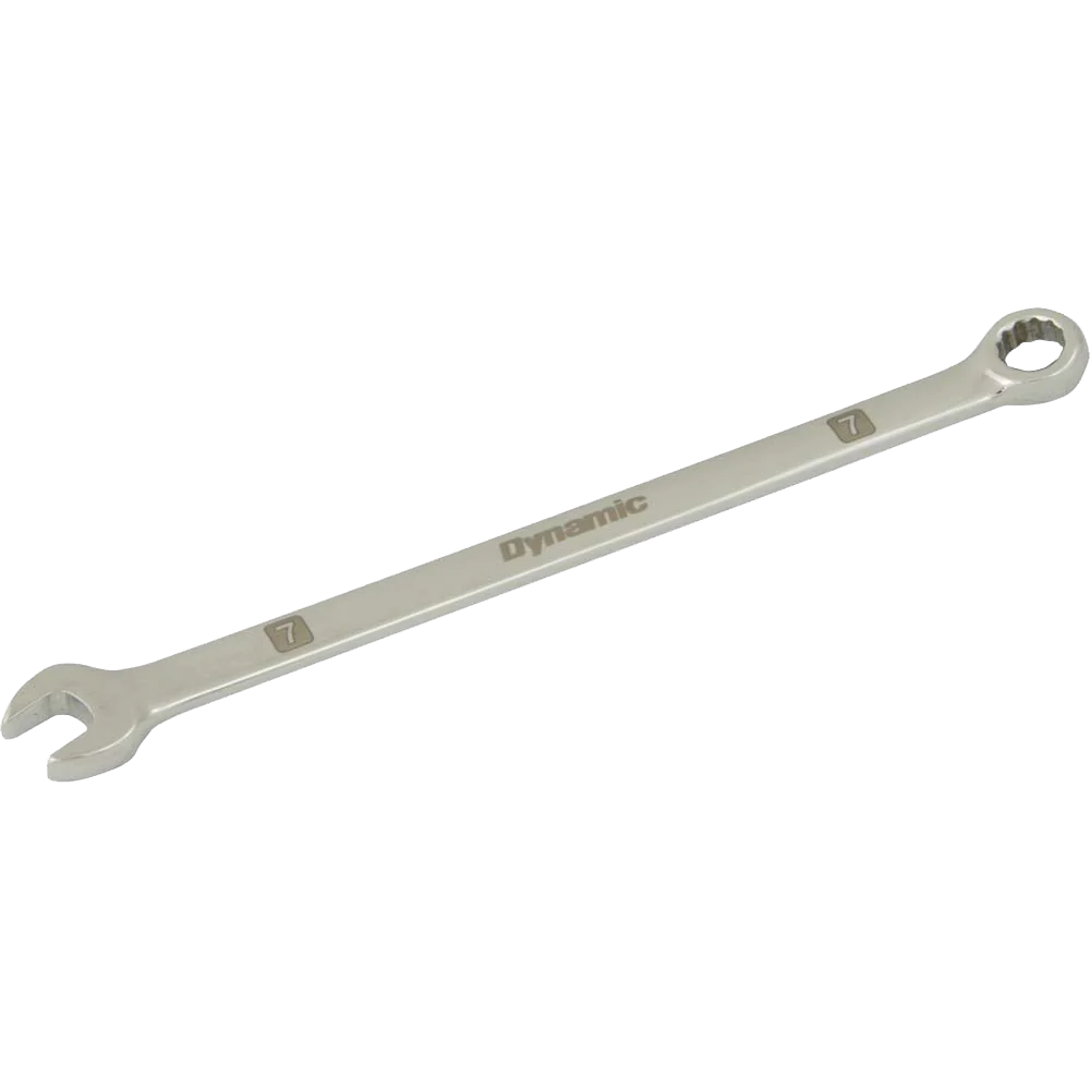 Dynamic 12 Point, Mirror Chrome Finish, Metric Combination Wrenches