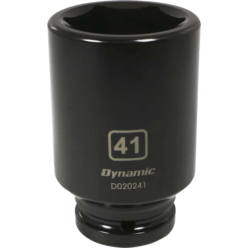 Dynamic 3/4" Drive, 6 Point Deep Length, Metric Impact Sockets