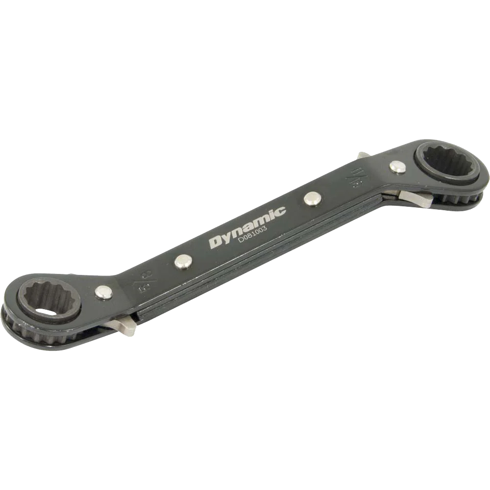 Dynamic 3/4" x 7/8", 25° Offset Double Box End Ratcheting Wrench - Image 5