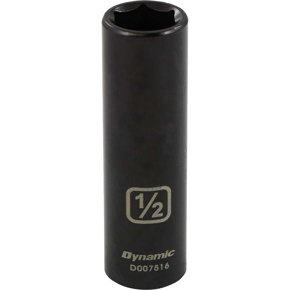 Dynamic 3/8" Drive 6-Point SAE Deep Length Impact Sockets