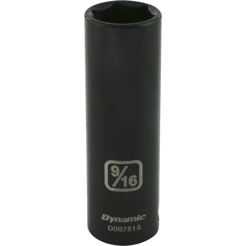 Dynamic 3/8" Drive 6-Point SAE Deep Length Impact Sockets - Image 3